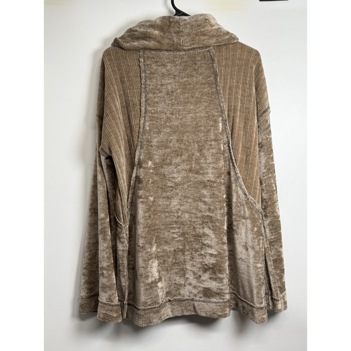 Mystree sweater Women’s Size Large Brown Cowl Neck Pullover
