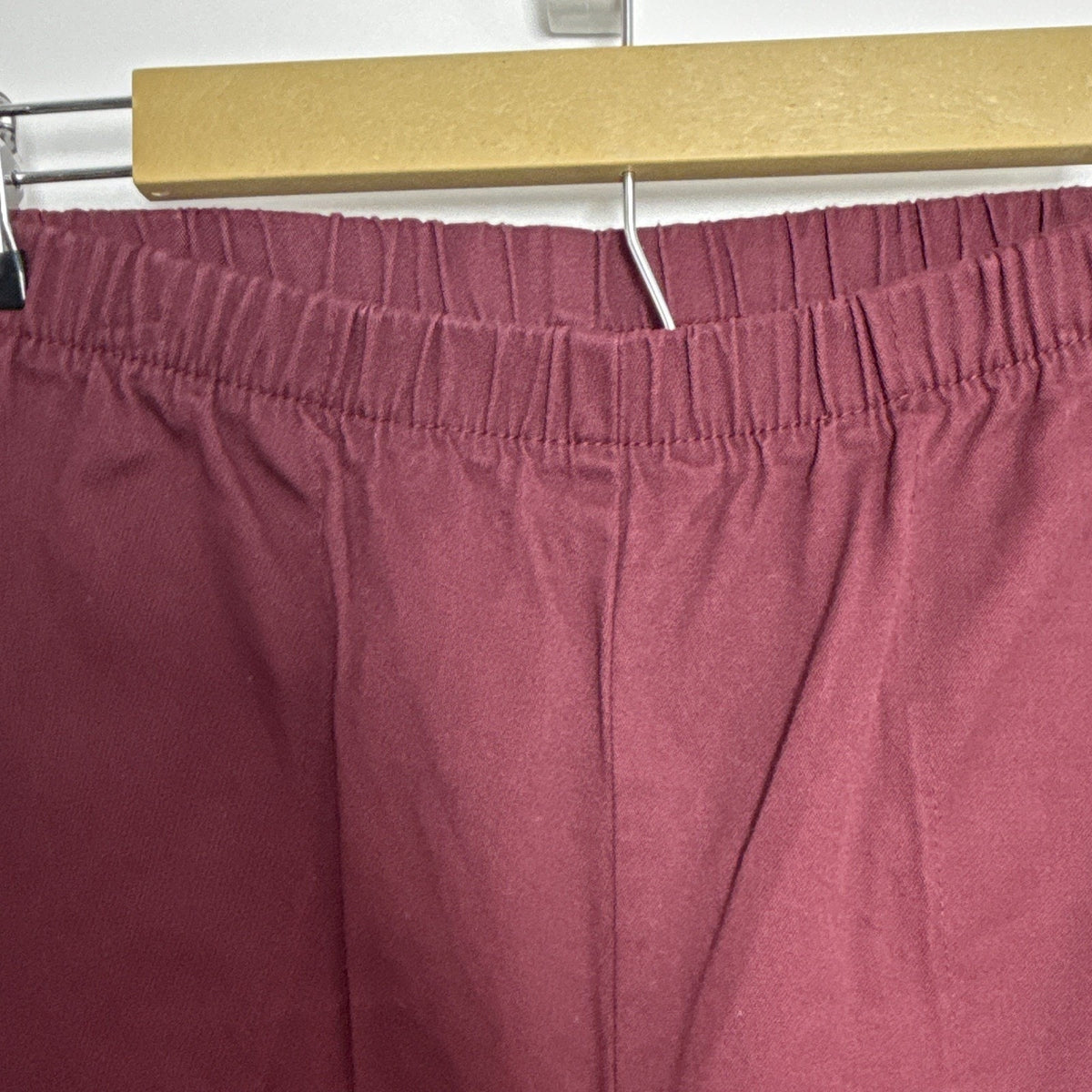d&co. denim + company Women’s 1XP Petite Burgundy Pull On Pants Pockets