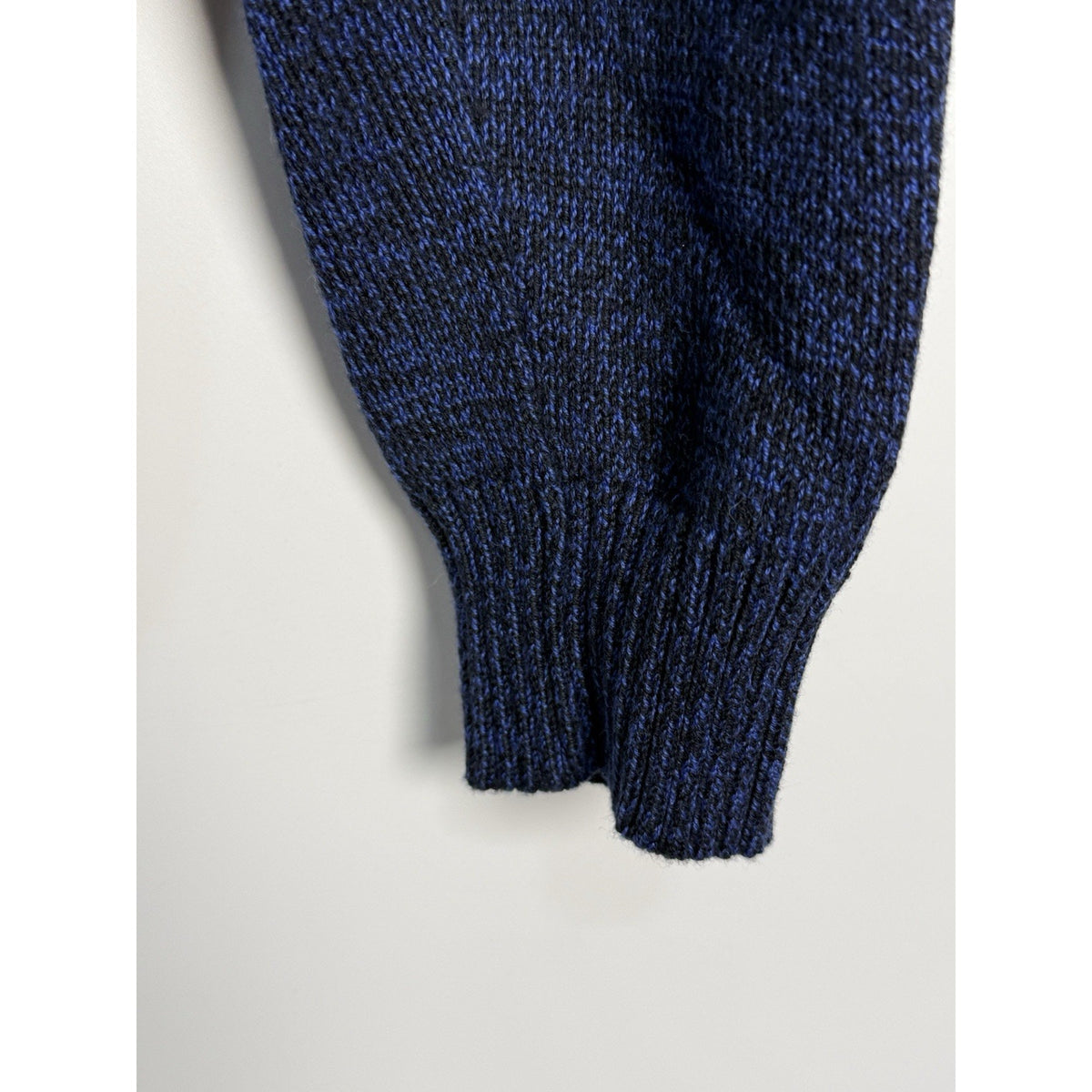 WoolOvers Men’s Blue Cotton Knit Crewneck Sweater Small Classic Pullover