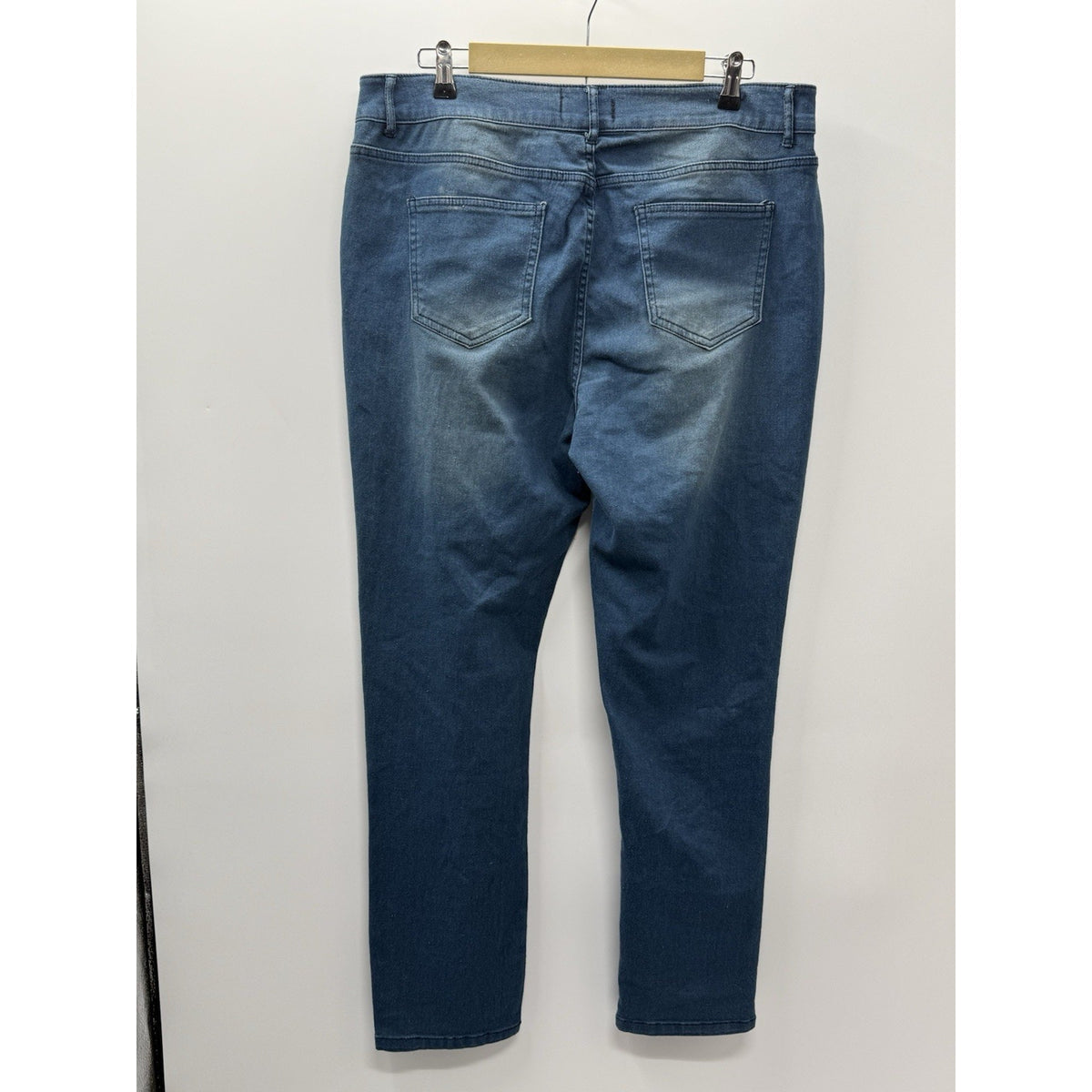 Patille Jeanswear Women’s Blue Skinny Jeans Size 14 Mid Rise Stretch Denim Pants