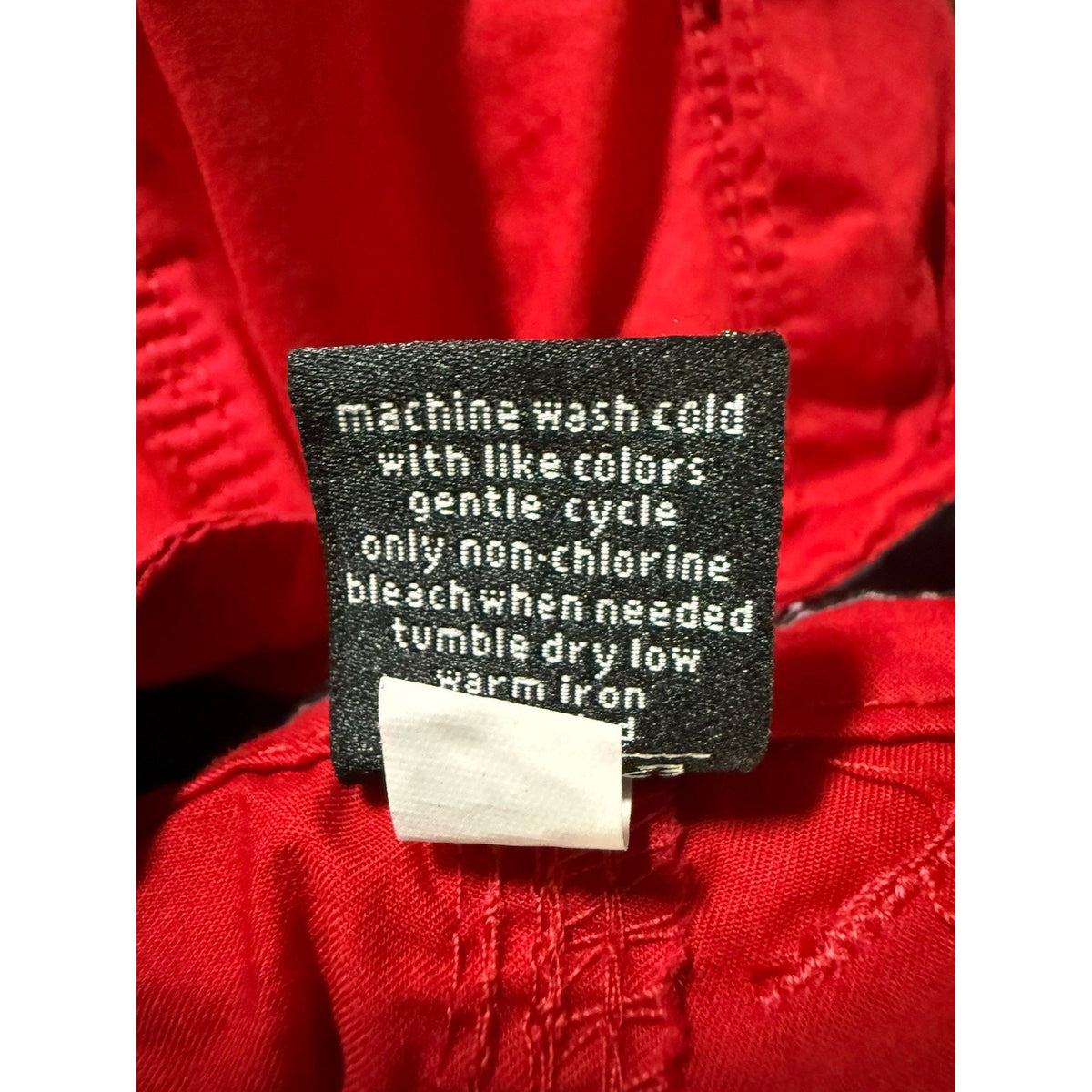 Sean John Cargo Shorts Mens 56B Red Utility Hiking Outdoor Cotton Drawstring