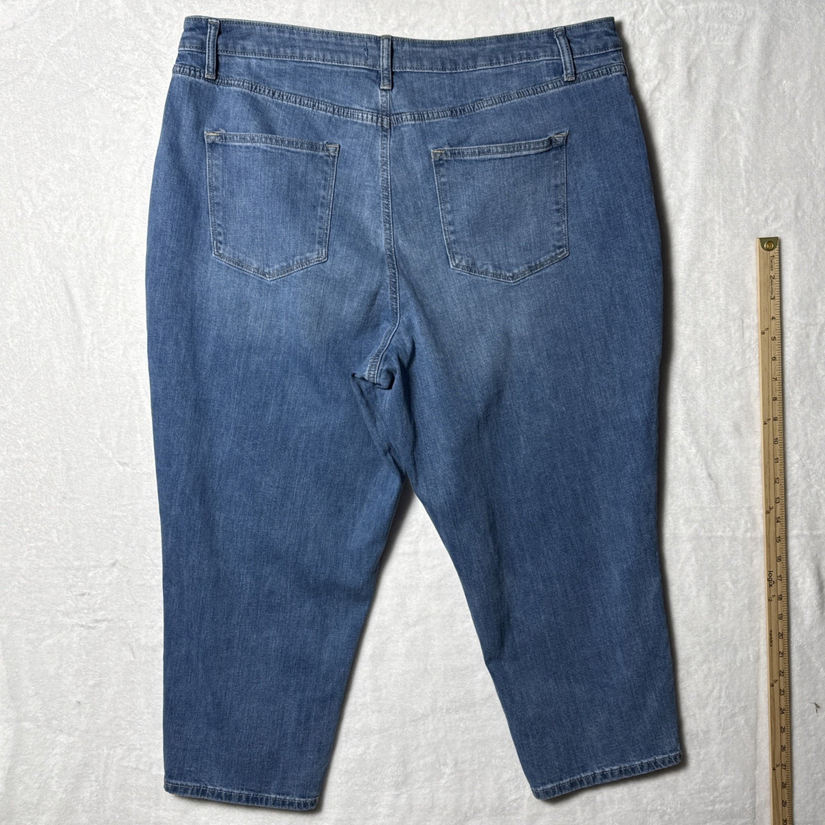 Sonoma Jeans Women Size 20W 5 Pocket 25” Inseam Denim Crop Pants
