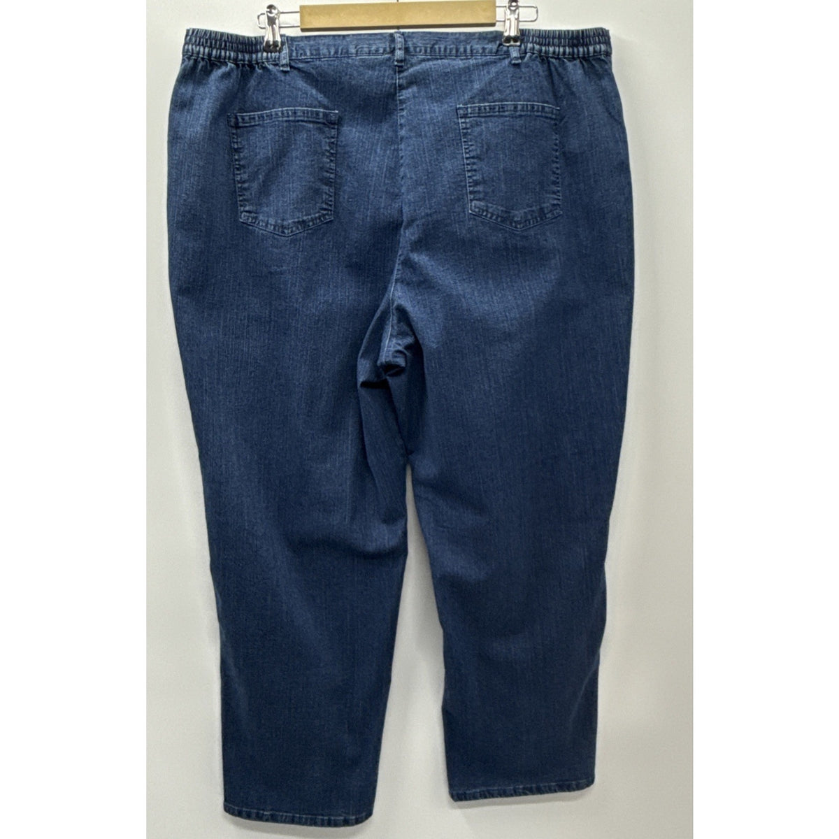 Ruby Rd. Woman Med Wash Denim Blue Jeans Plus Size 22W 5 Pocket Casual Pants