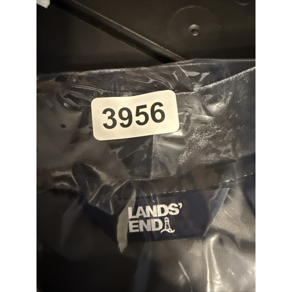 Lands End Womens 3X Black Velvet Top Pullover V Neck Plus Size 24W 26W Holiday