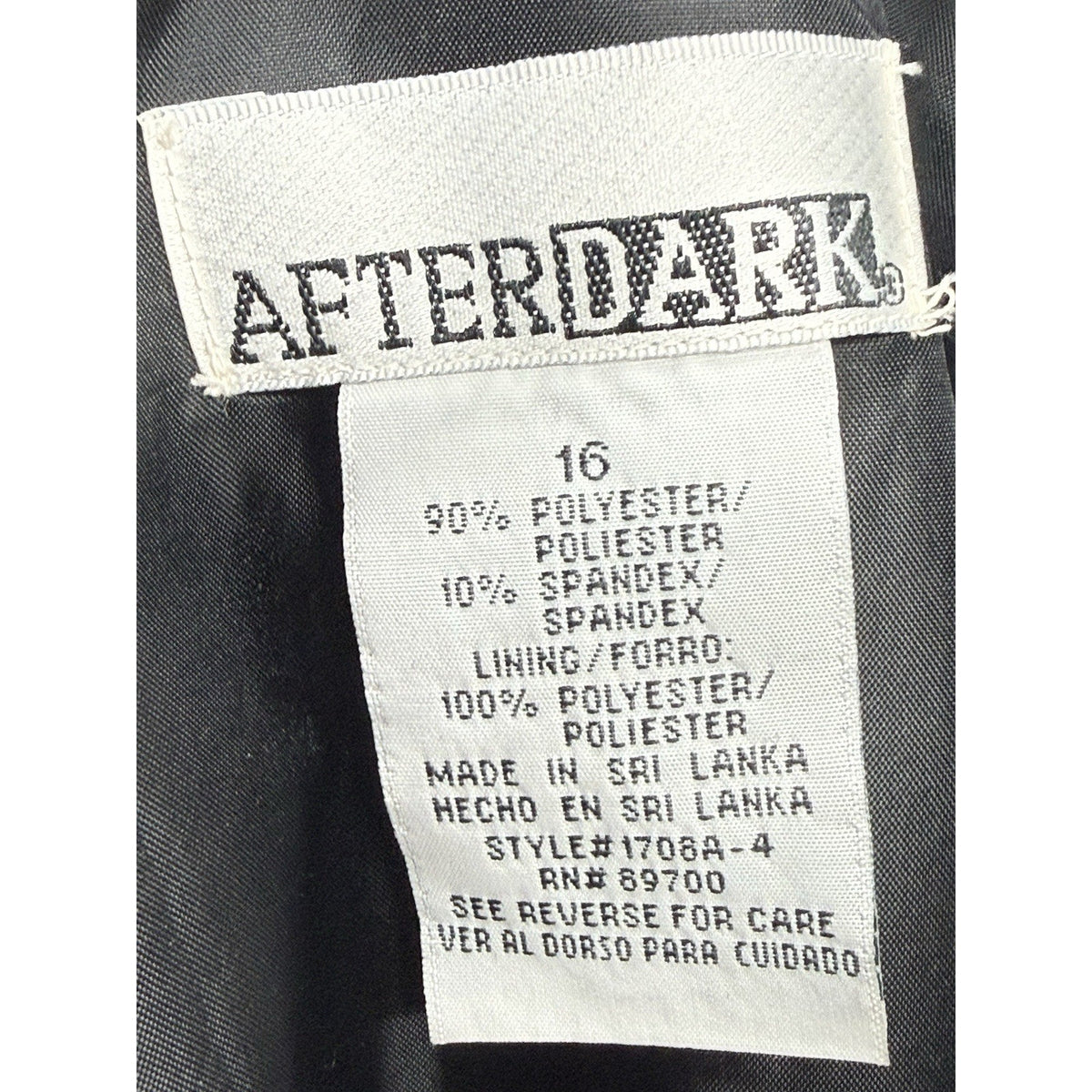 After Dark Velvet Floral Jacket Womens 16 Black Red Gold Holiday Evening Vintage