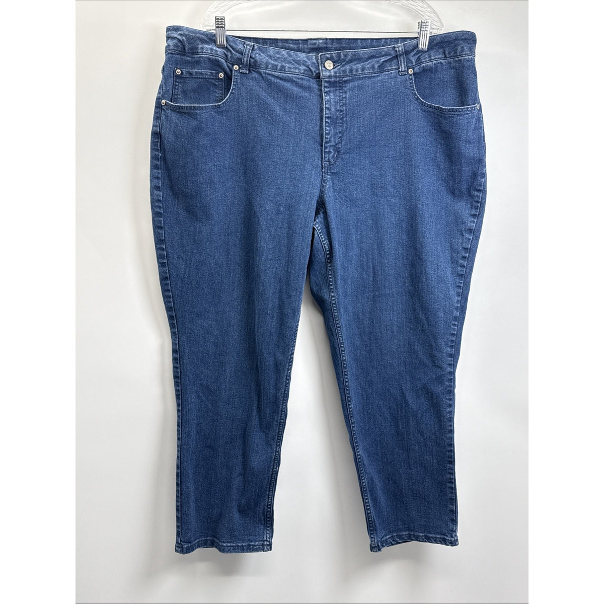Just My Size JMS Plus Size 24W Petite Women’s Jeans, Pockets Stretch Casual