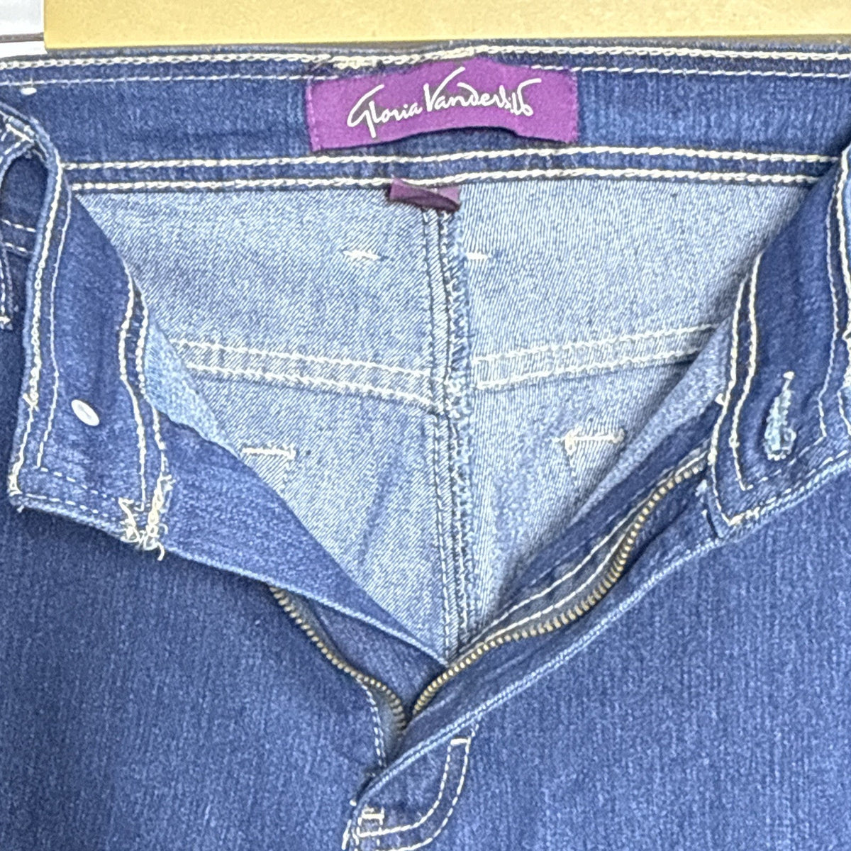 Gloria Vanderbilt Women’s Plus Size 20W Dark Wash Stretch Denim Jeans Blue