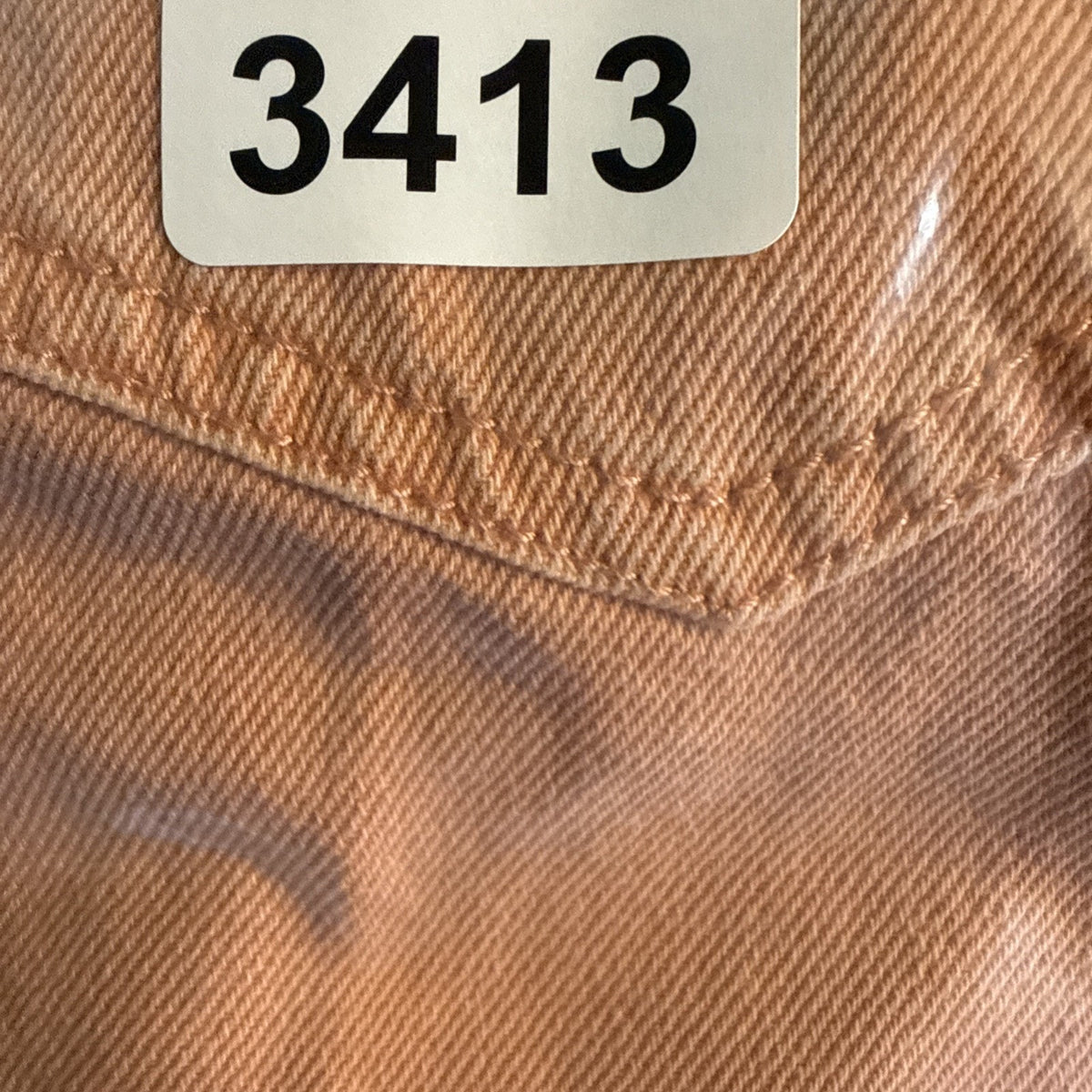 Forever 21 Paperbag Waist Denim Shorts Women US 26 Sz Small Peach High Rise Boho