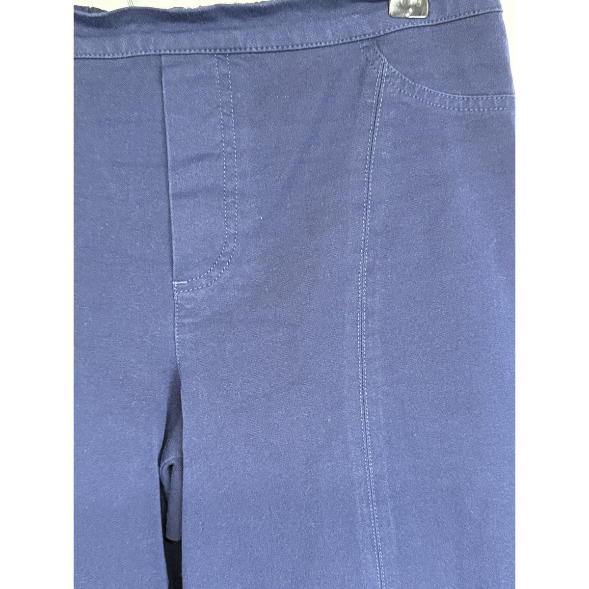 isaac mizrahi live Women’s Navy Ankle Pants Pull-On Comfort Waist Stretch Sz 14