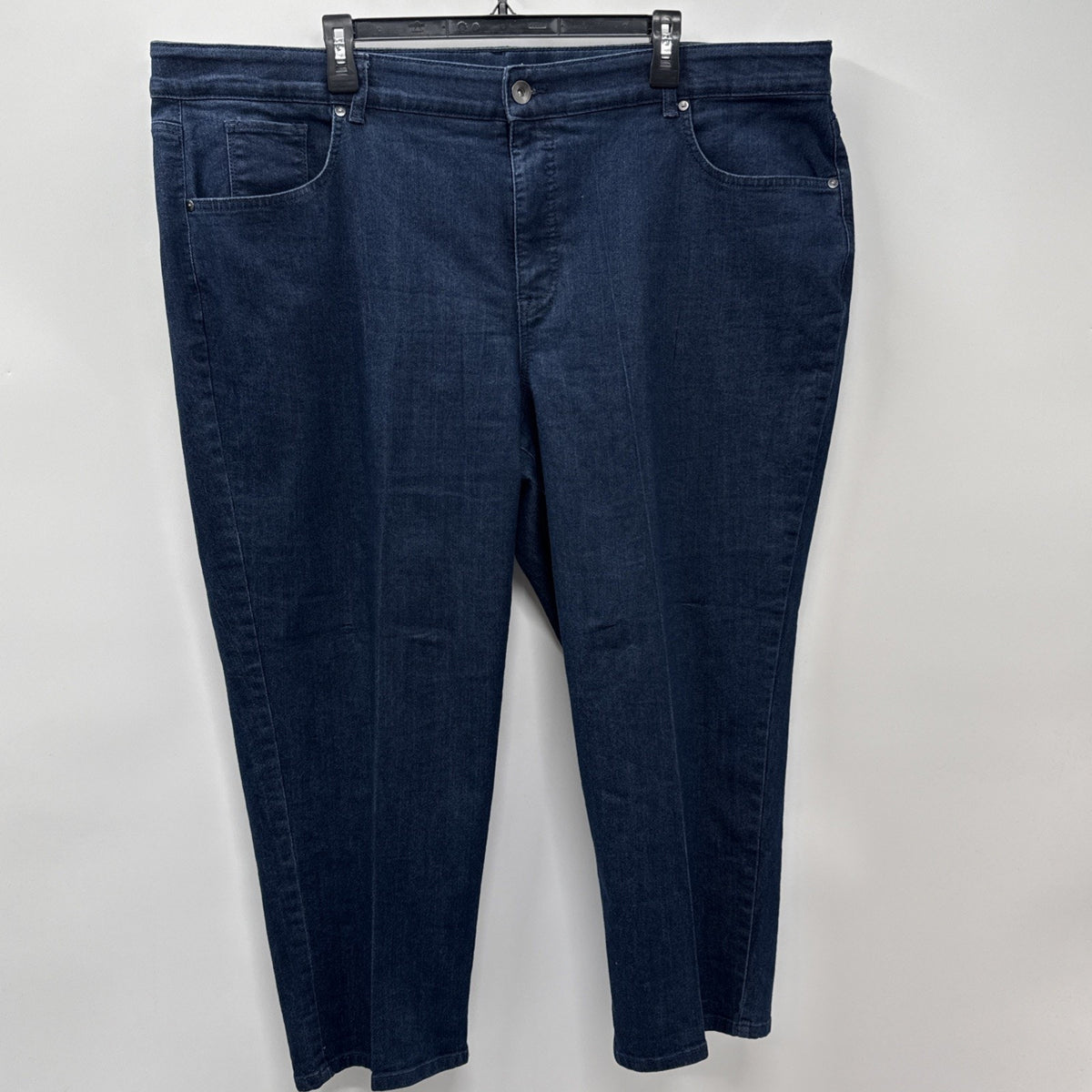Terra &Sky Jeans Women’s 24W, 5 Pocket Dark Wash Casual Stretch