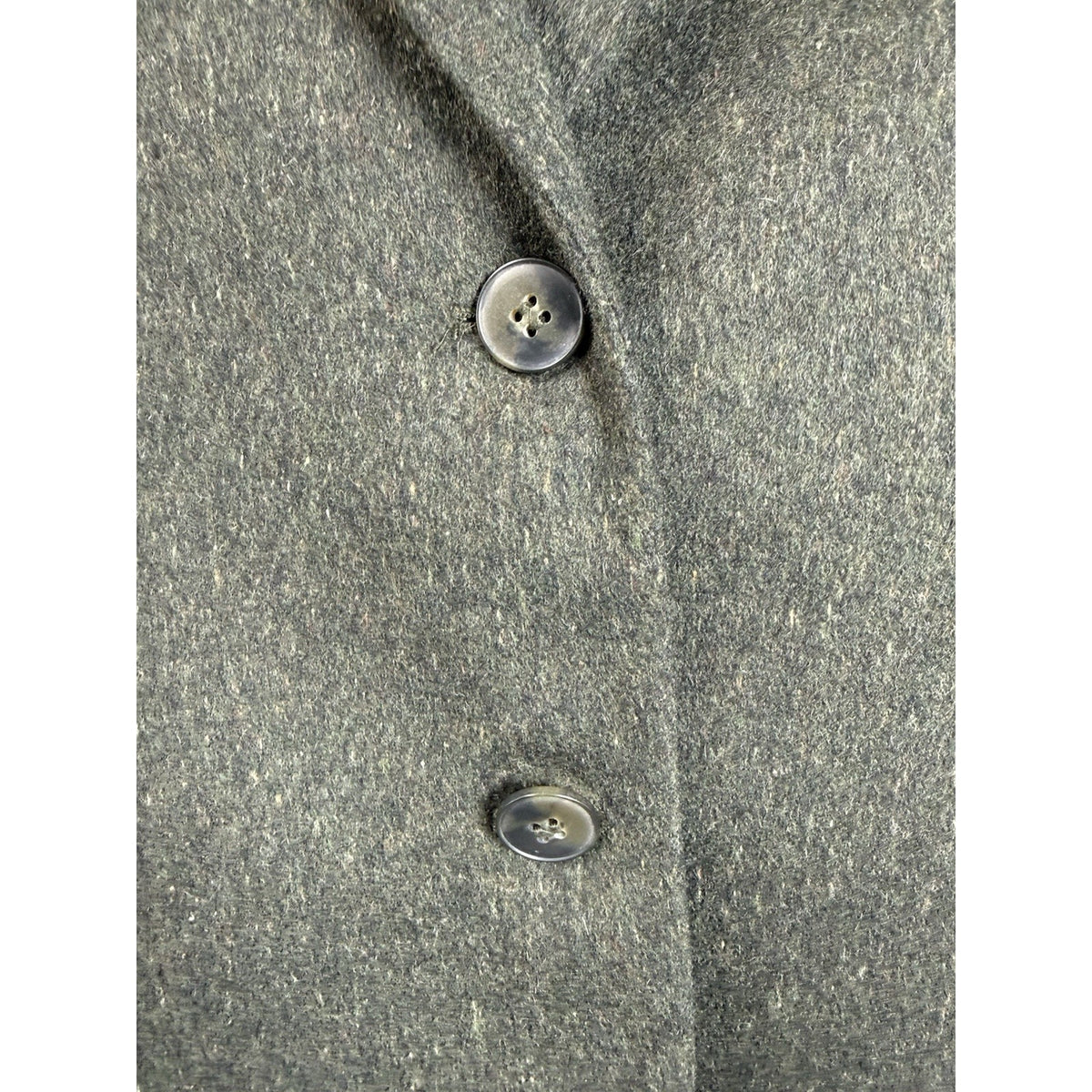 Jones New York Wool Blazer Womens 8 Green Double Vent Jacket Classic Academia