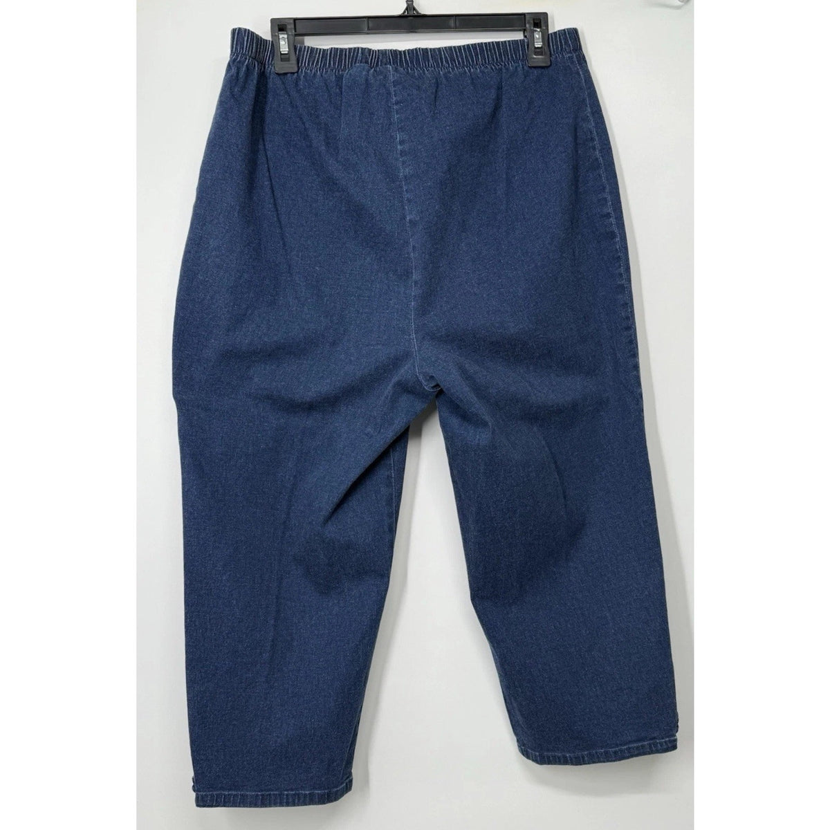 Cabin Creek Jeans Women’s Pull On Elastic Waist Stretch Size 1X Crop Pants
