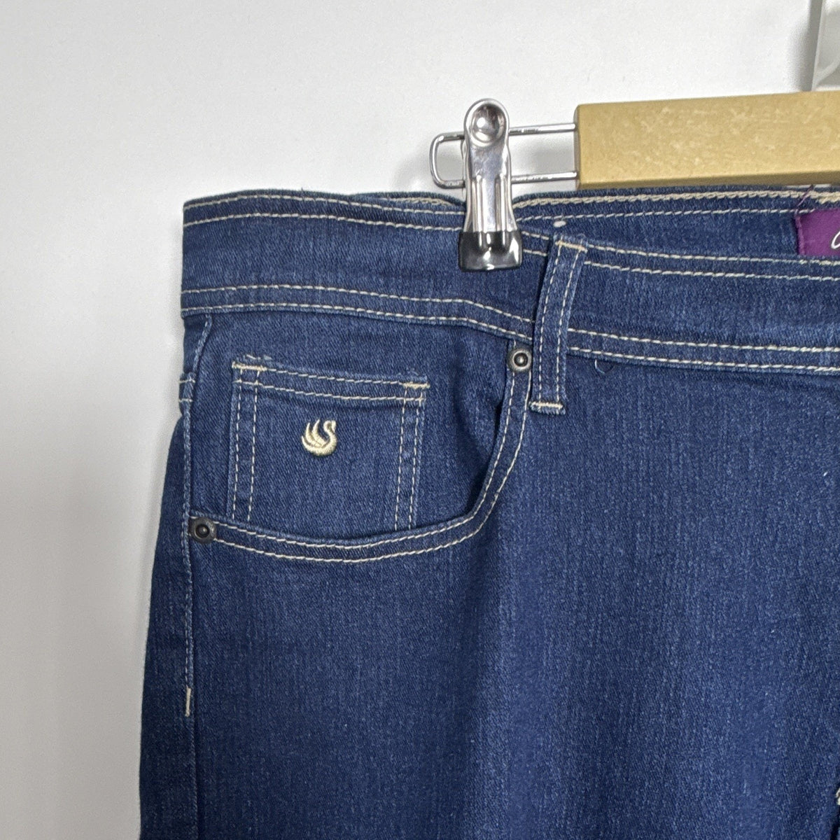 Gloria Vanderbilt Women’s Plus Size 20W Dark Wash Stretch Denim Jeans Blue