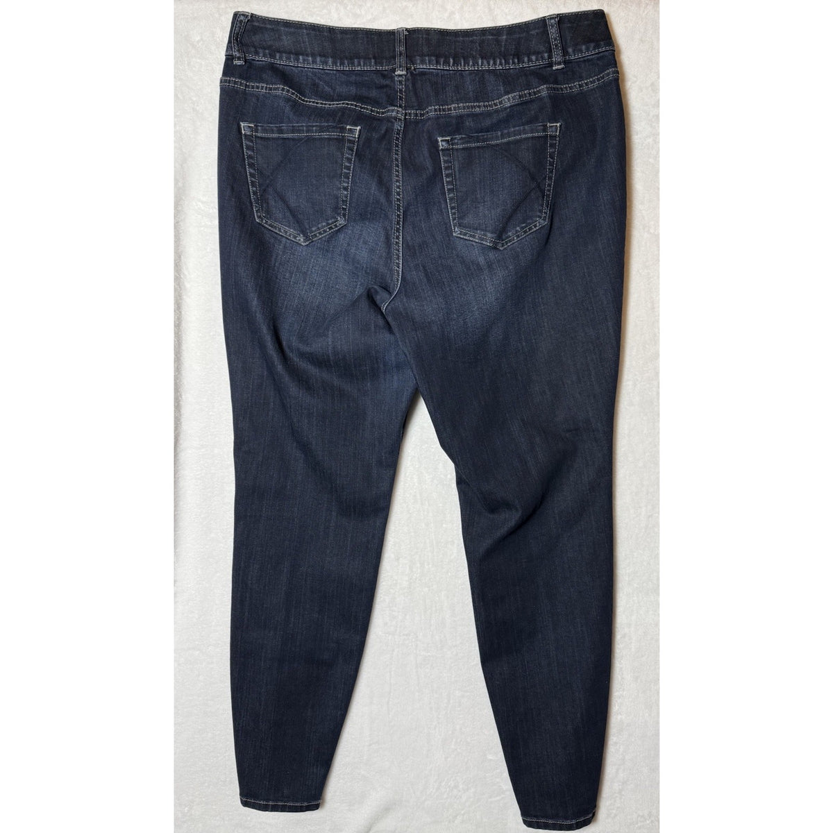 Lane Bryant Skinny Jeans Womens 18 Regular Tighter Tummy Dark Wash Stretch