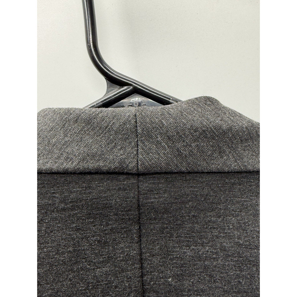 Apt 9 Women M Gray Knit Blazer Stretch Open Front Career Workwear Longline