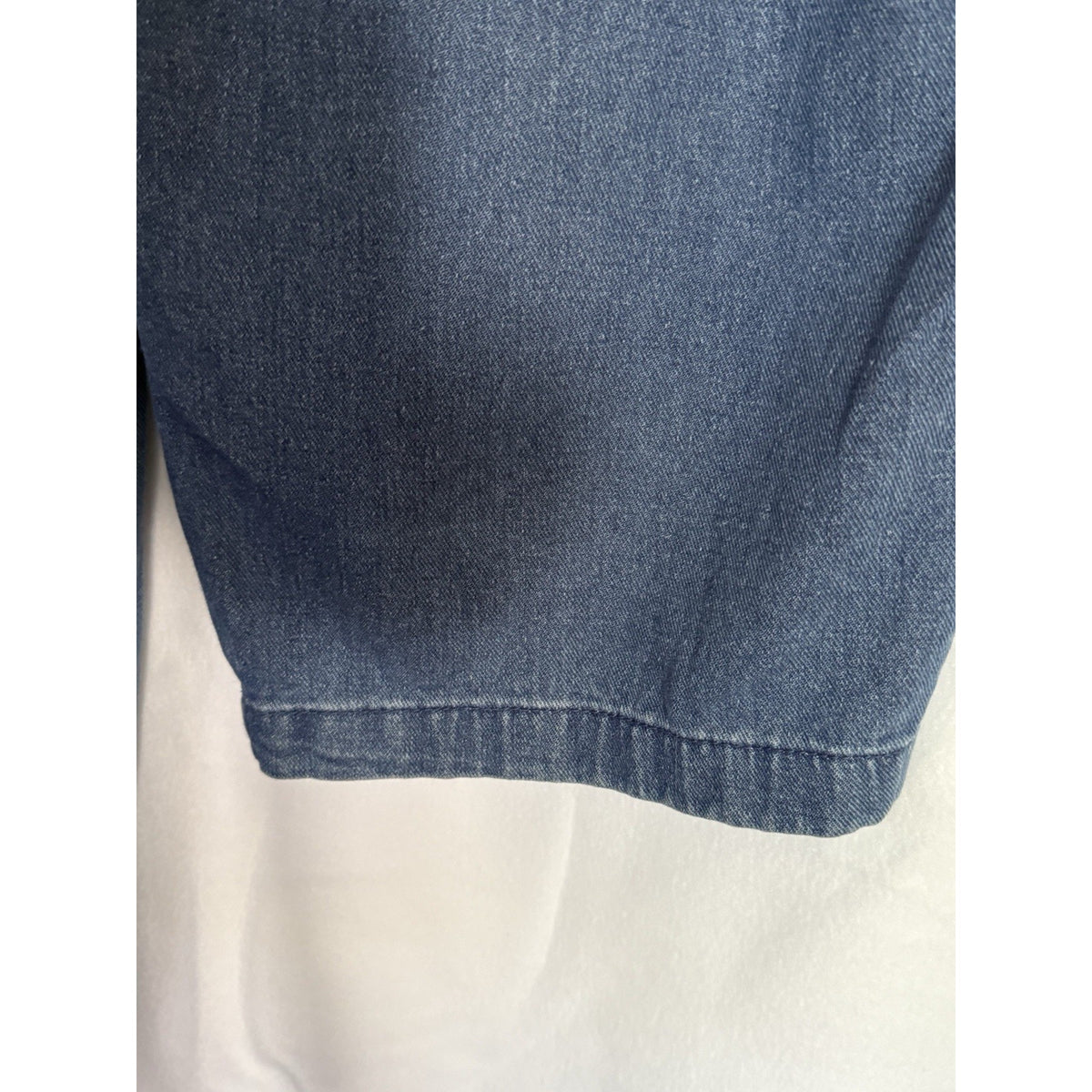 Carol's Denim's Women 2X Pull On Elastic Waist High Rise Tapered Jeans Blue