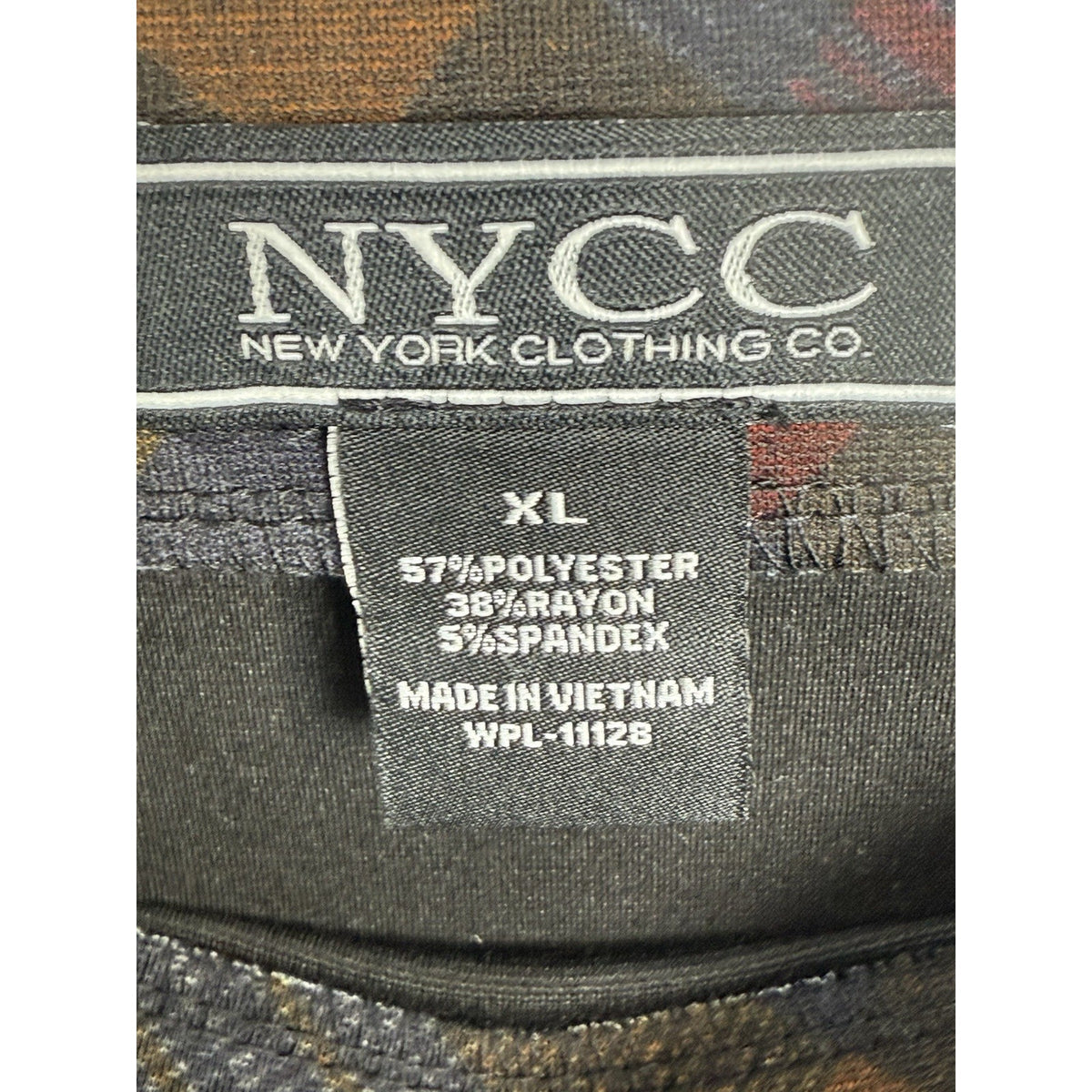 NYCC New York Clothing Co Plaid Pencil Skirt Women XL Stretch Brown Multi Color