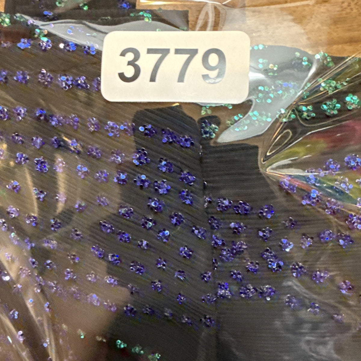 Vintage Diversity Size 10 Black Sequin Beaded Peplum V-neck Blouse Shirt USA