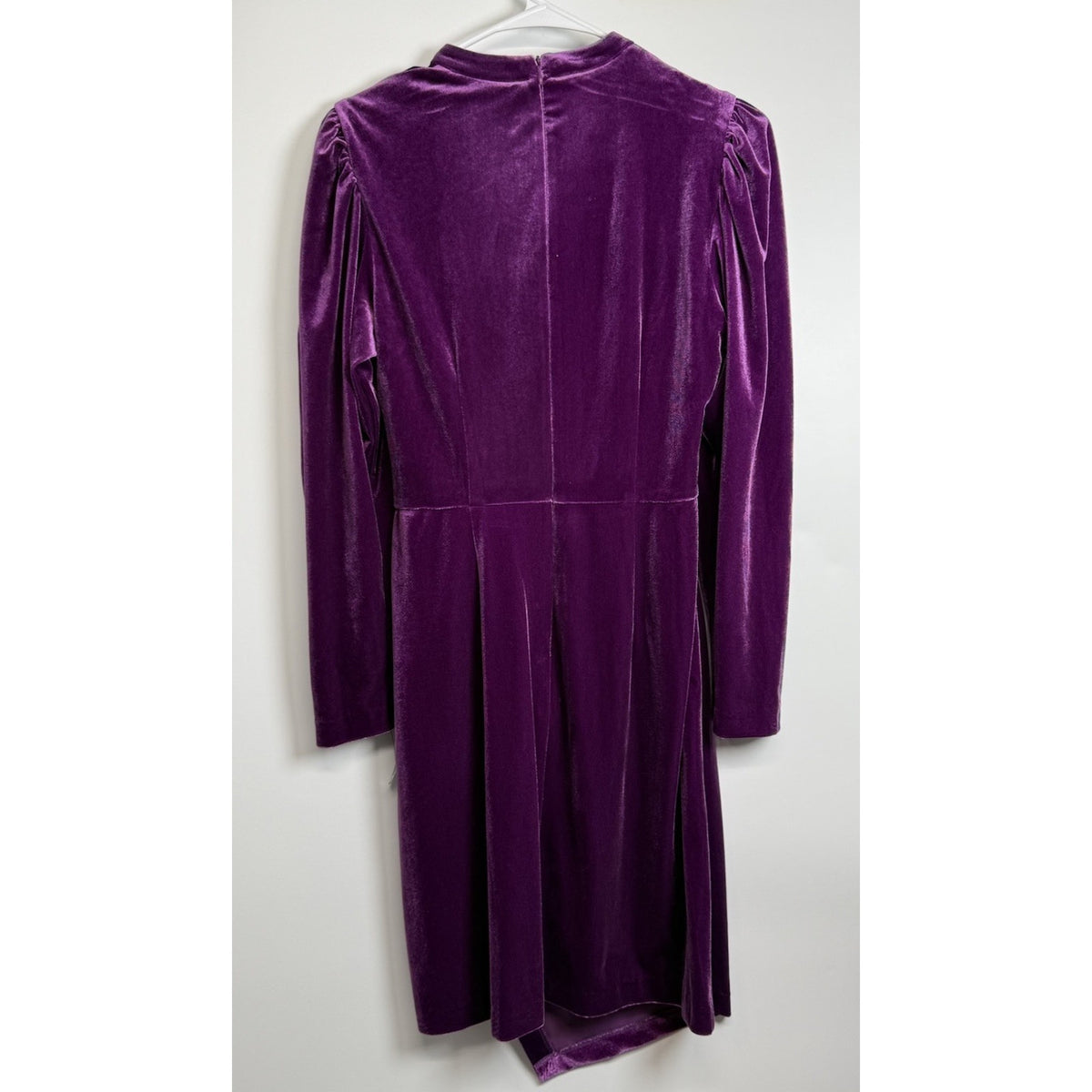 Clover & Sloane Purple Velvet Midi Dress 6 Whimsigoth Fairy Grunge Goth Romantic