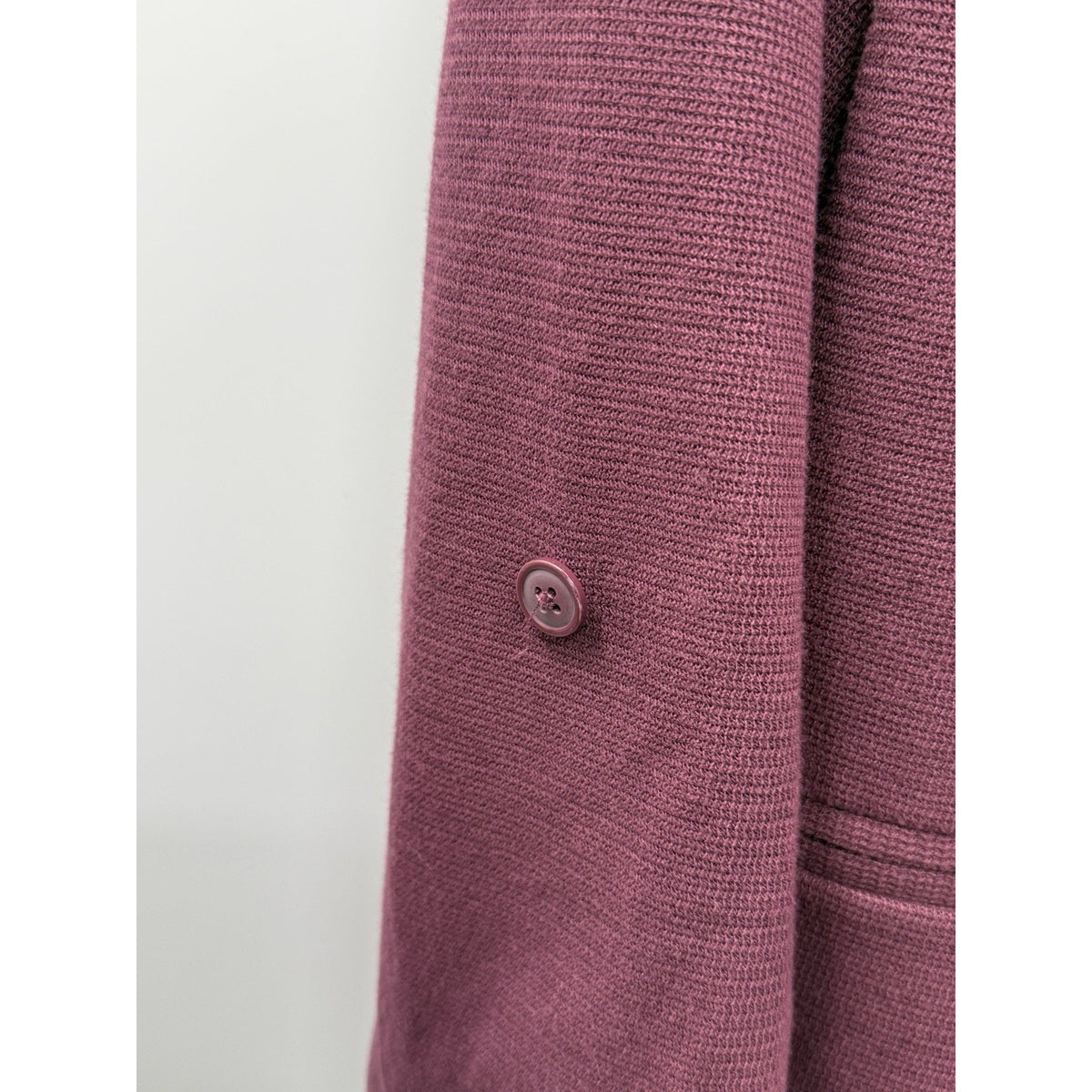 41 Hawthorn 3X Burgundy Knit Blazer Jacket Open Front Stretch Career Office Plus