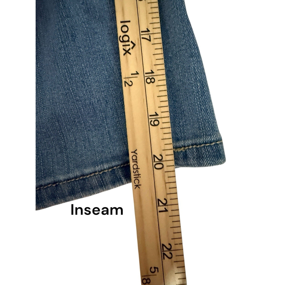 Kim Rogers Women's Size 12 Denim Capri Cropped Jeans Pants Medium Blue Wash