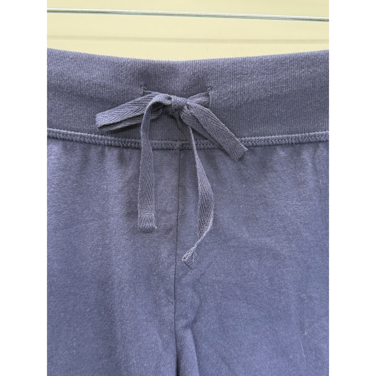 Hanes Navy Blue Lounge Shorts Women XL Drawstring Cotton Casual Comfy Athleisure