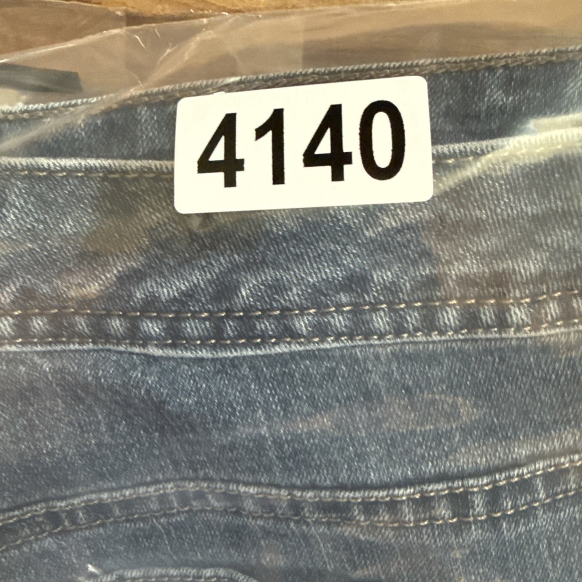 Just My Size JMS Women 24W Plus Blue Medium Wash Crop Jeans Stretch Straight