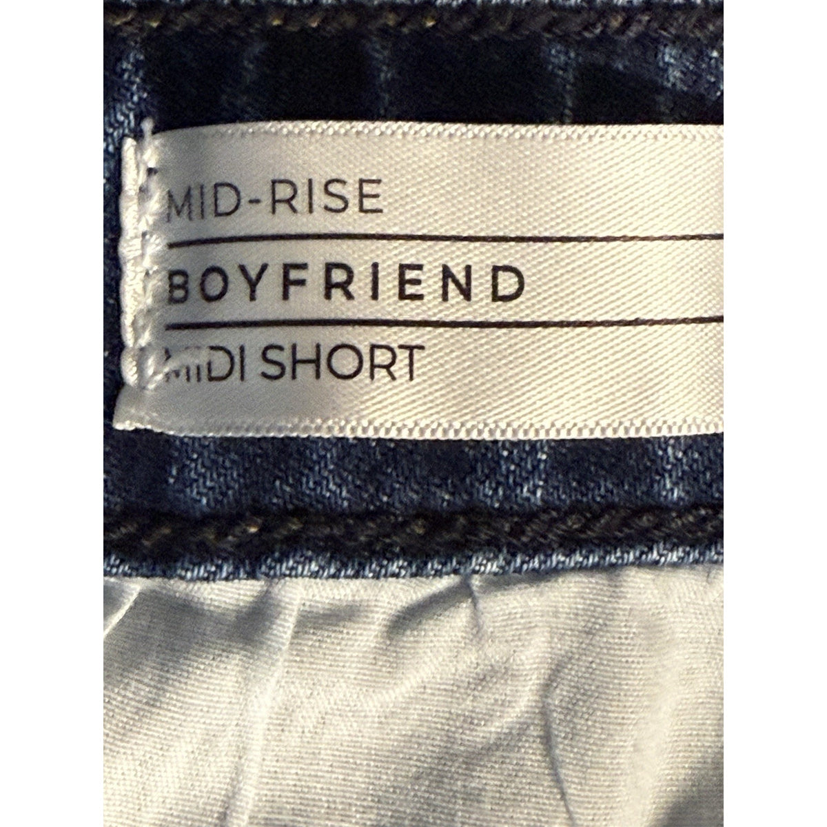 Lane Bryant Mid Rise Boyfriend Denim Shorts Women’s Size 20 Cuffed Plus Blue