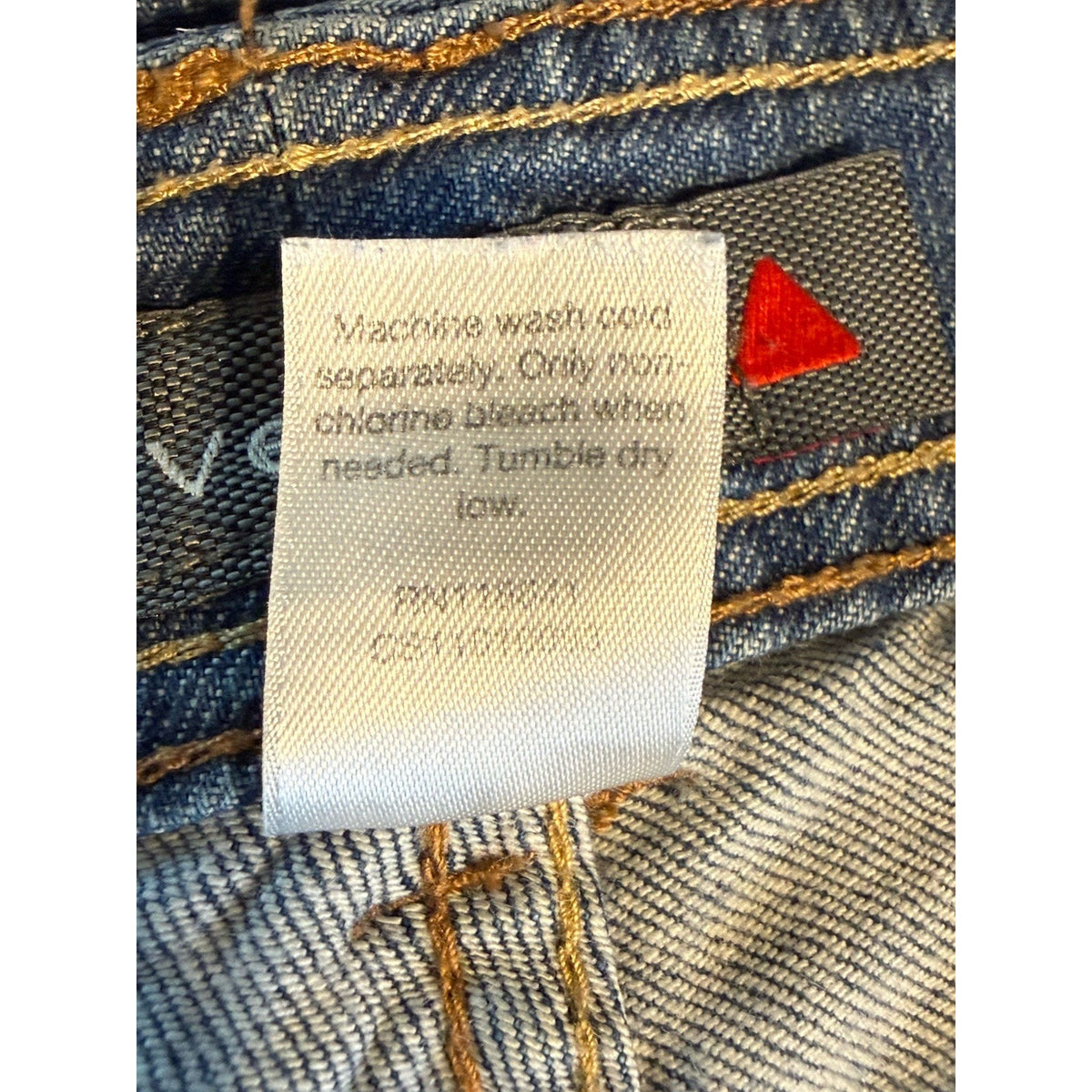 Venezia Jeans Capri Cropped Denim Pants Size 3 Blue Stretch Cuffed Stretch
