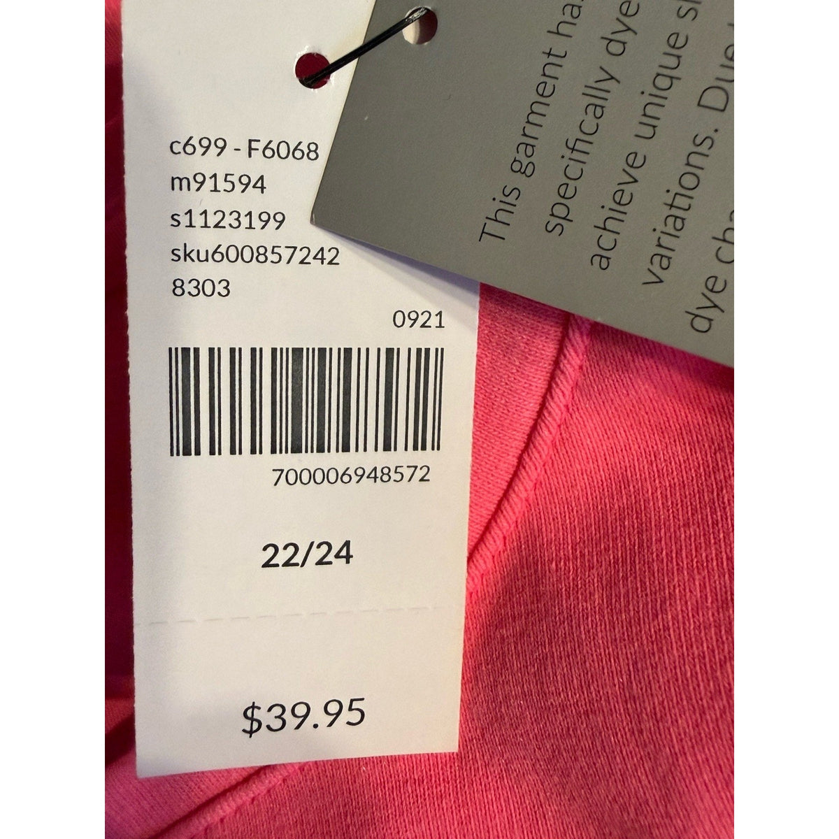 Lane Bryant NWT Pink Long Sleeve Knit Top Plus Size 22/24 Stretch Casual