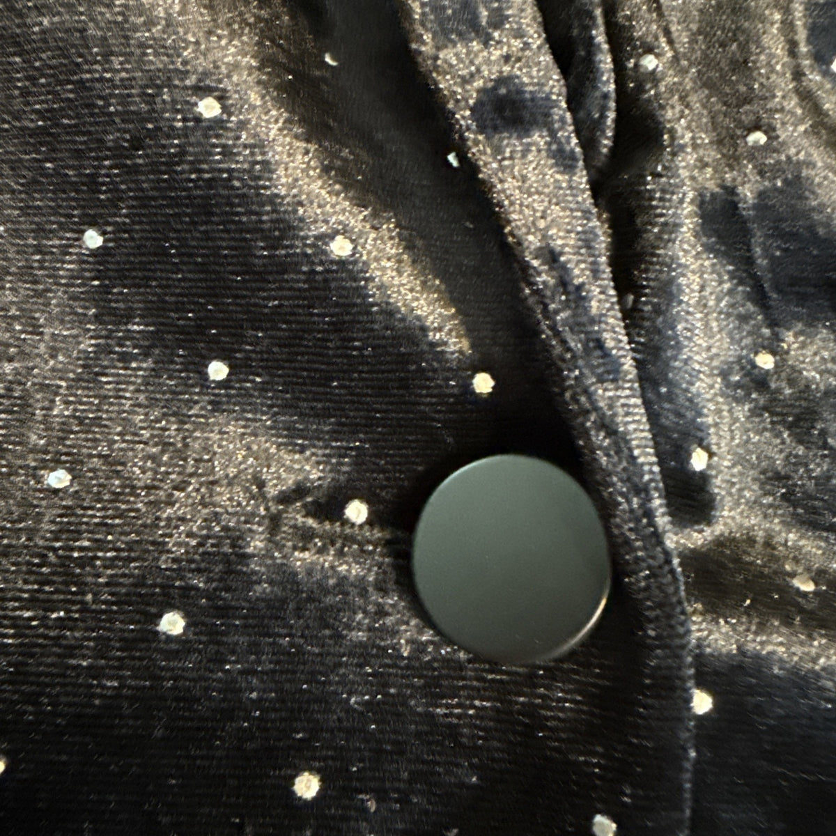 Philosophy Republic Clothing Women’s Black Velvet Rhinestone Blazer Size 12