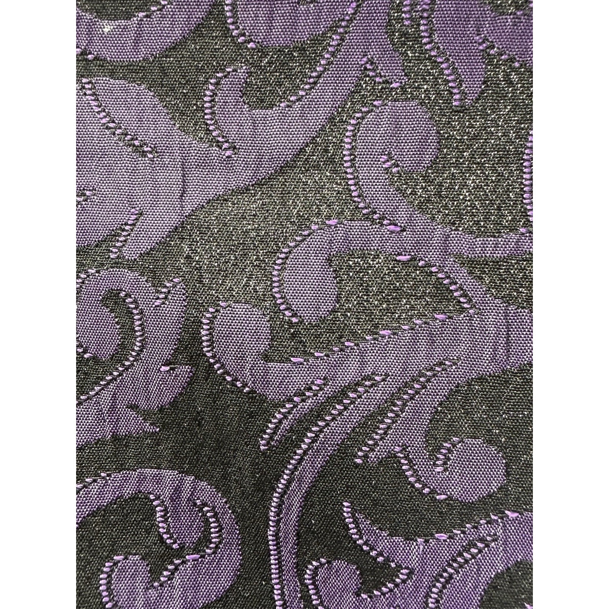 West End Purple Black Jacquard Jacket Women’s Large 4 Button Career Dressy