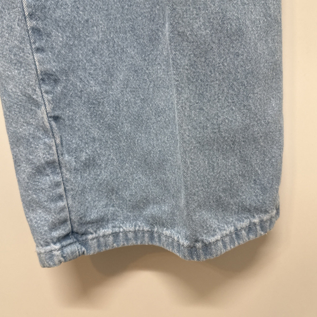 Chic Womens 24W Jeans Pull On Elastic Waist Blue Light Wash Pockets Casual