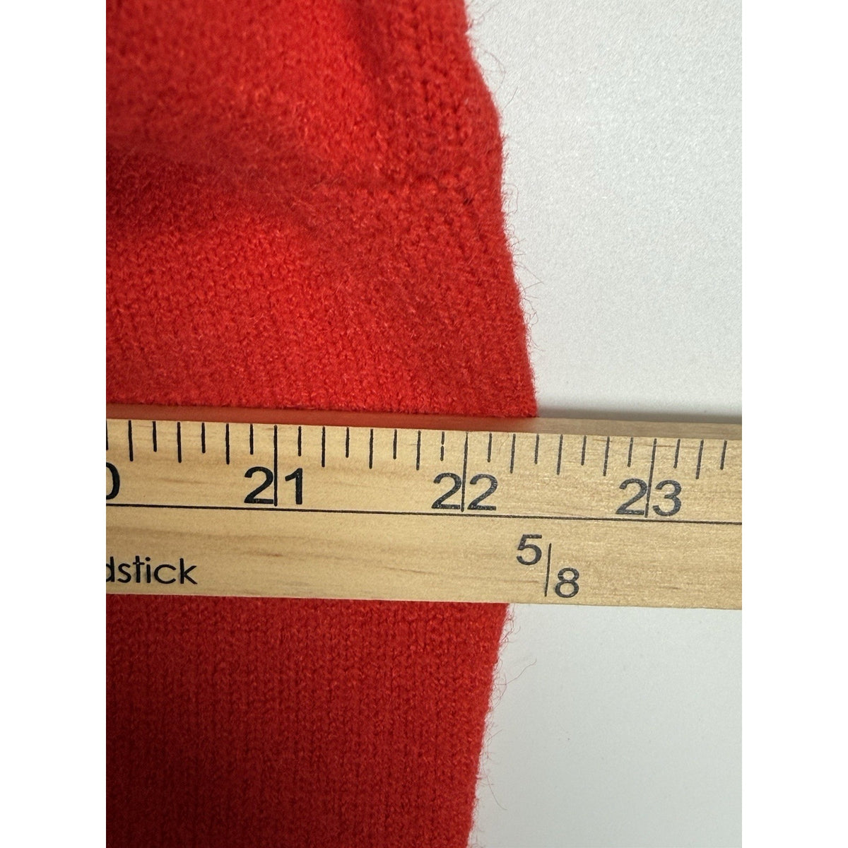 Eva Mendes Red Turtleneck Sweater 3X Cable Sleeve Detail Soft Knit Cozy Bold