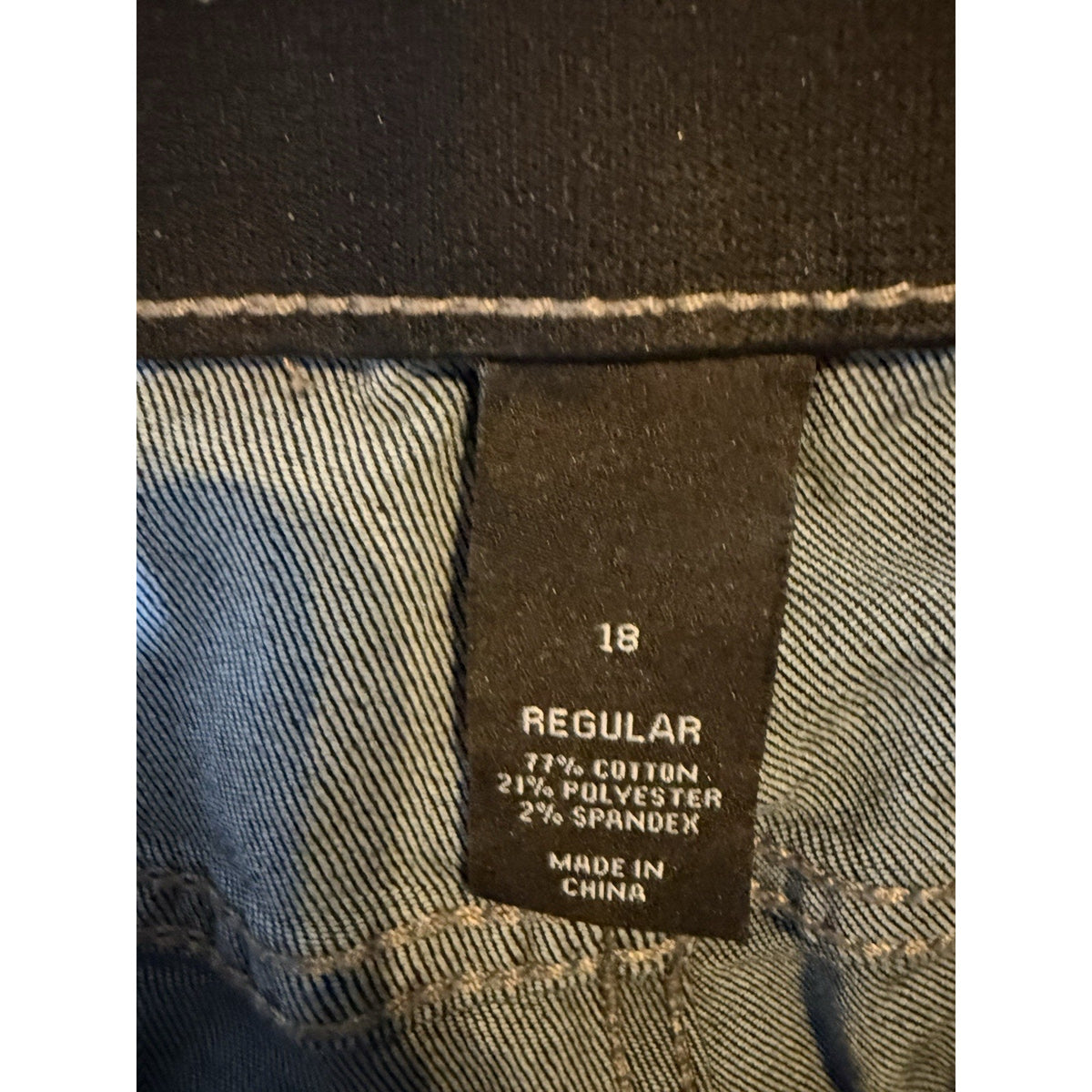 Lane Bryant Skinny Jeans Womens 18 Regular Tighter Tummy Dark Wash Stretch