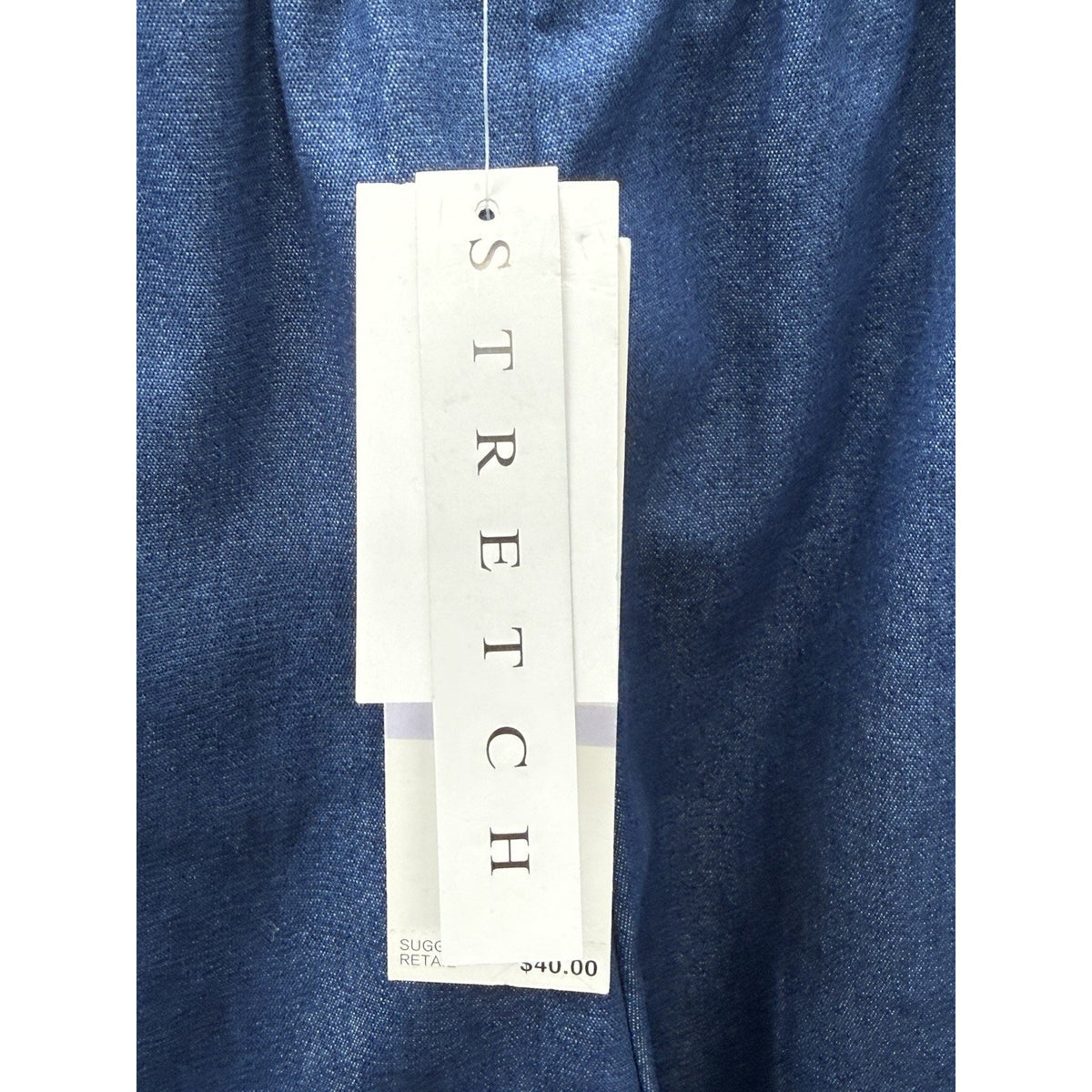 Alfred Dunner Womens Sz 18 Pull On Jeans NWT Elastic Waist Stretch Denim Pockets