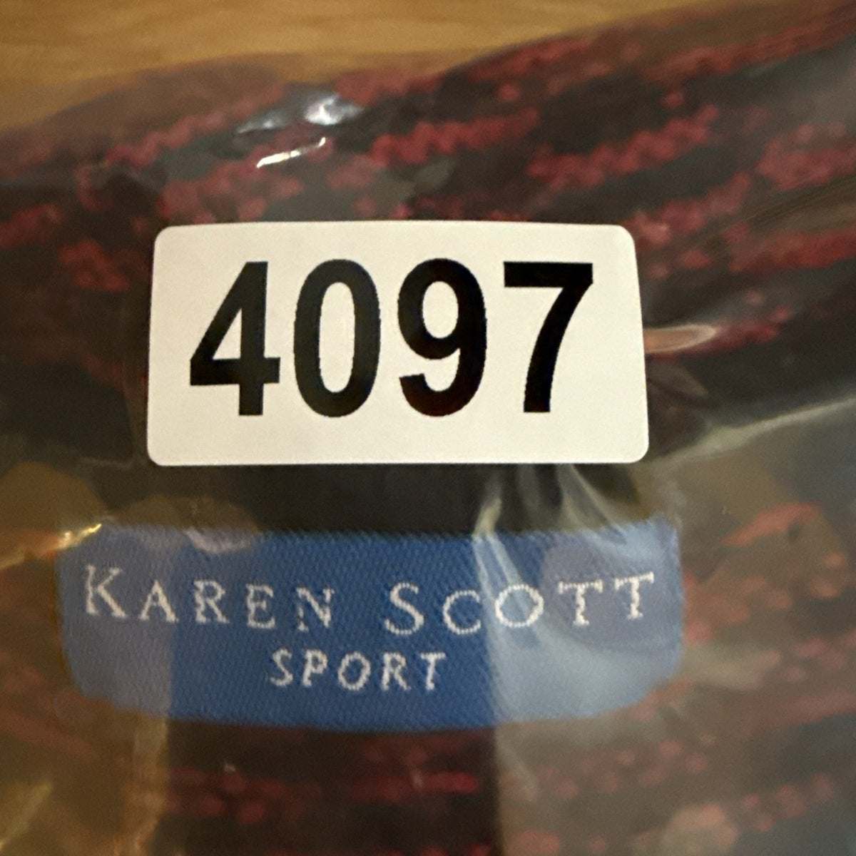 Karen Scott Sport Women’s Cardigan Sweater L Red/Black Knit Acrylic Button