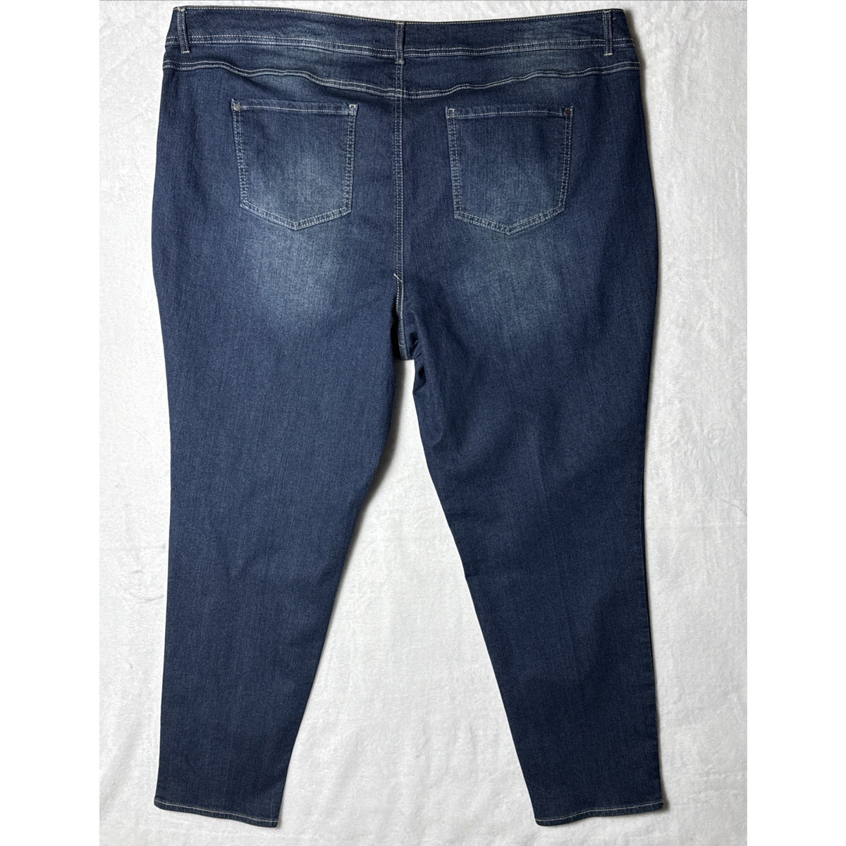 Cato Jeans Women Plus Size 24W Curvy Dk Wash 5 Pocket Straight Leg
