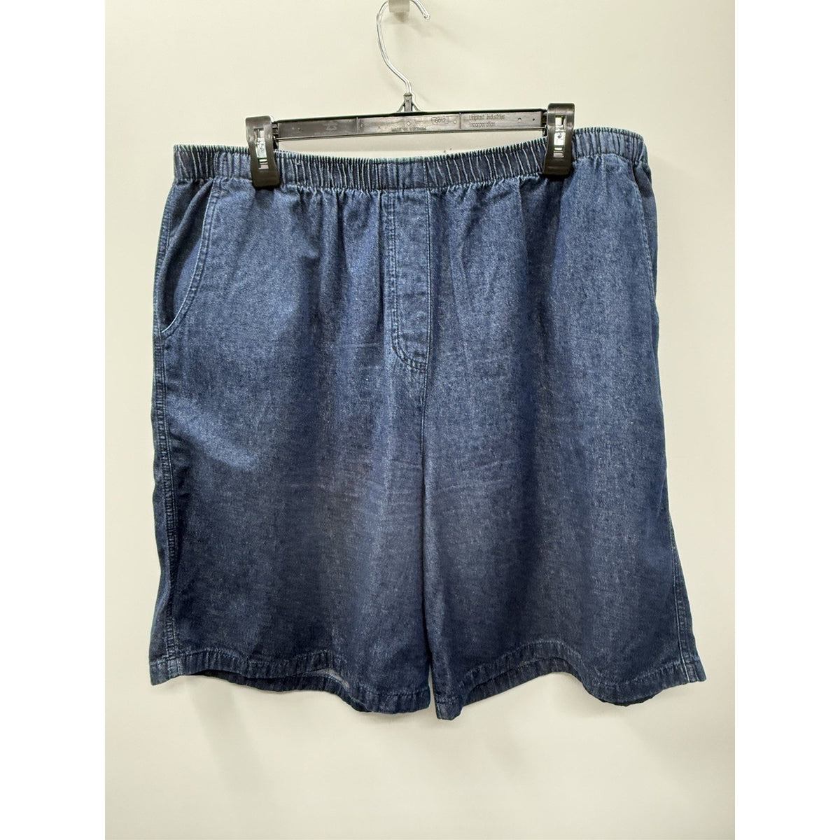 ALLISON DALEY Shorts Women Blue Jean Denim Pull On Size 18 100% Cotton