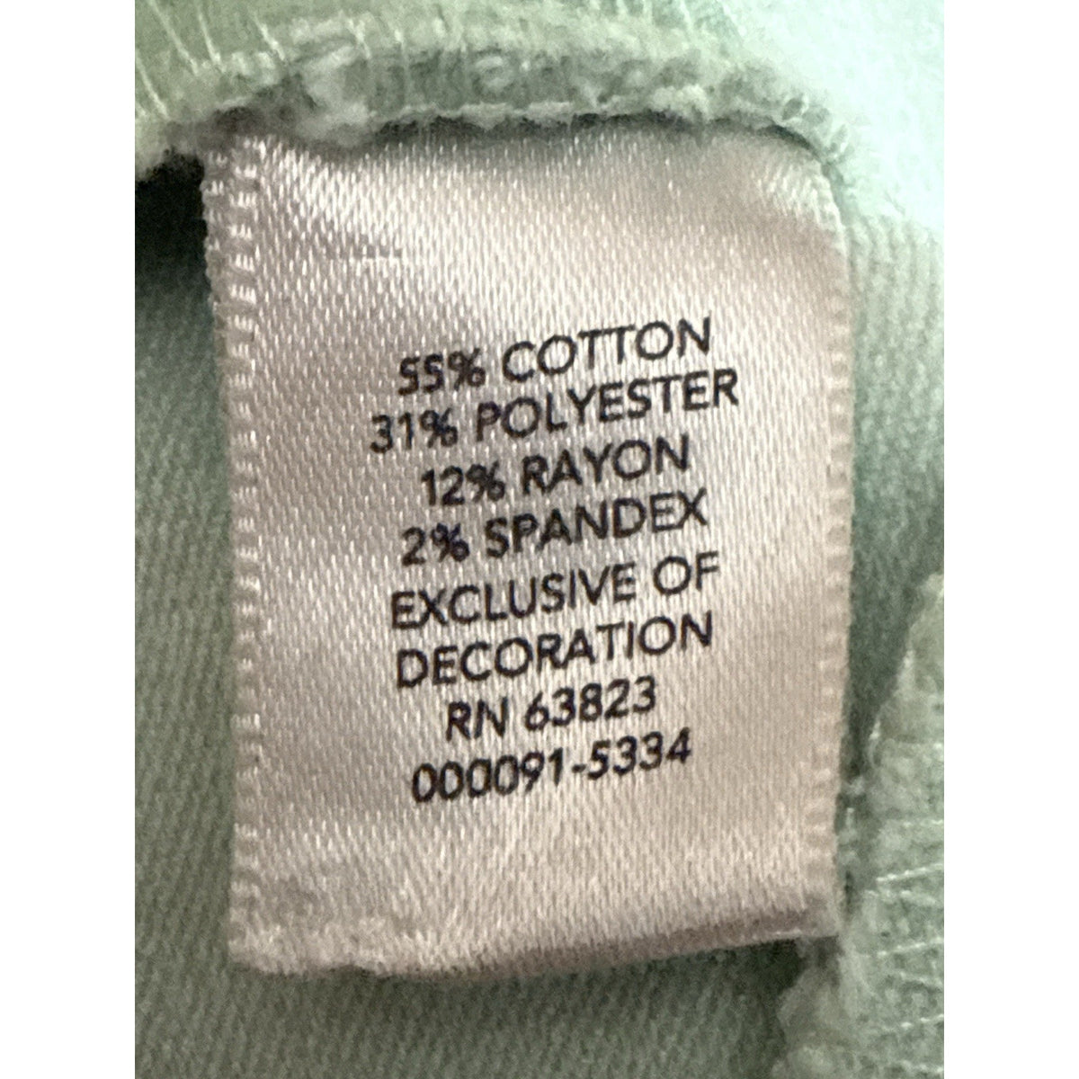 CJ Banks Women’s 24W Aqua Ankle Pants High Rise Relaxed Fit Cotton Stretch NWOT