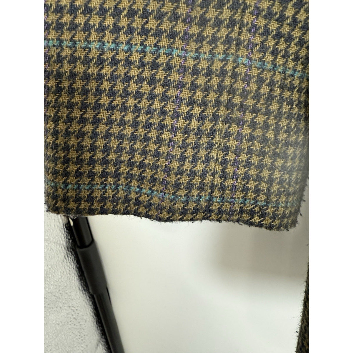 Le Suit Women’s Blazer Size 6 Brown Houndstooth Double Breasted Vintage