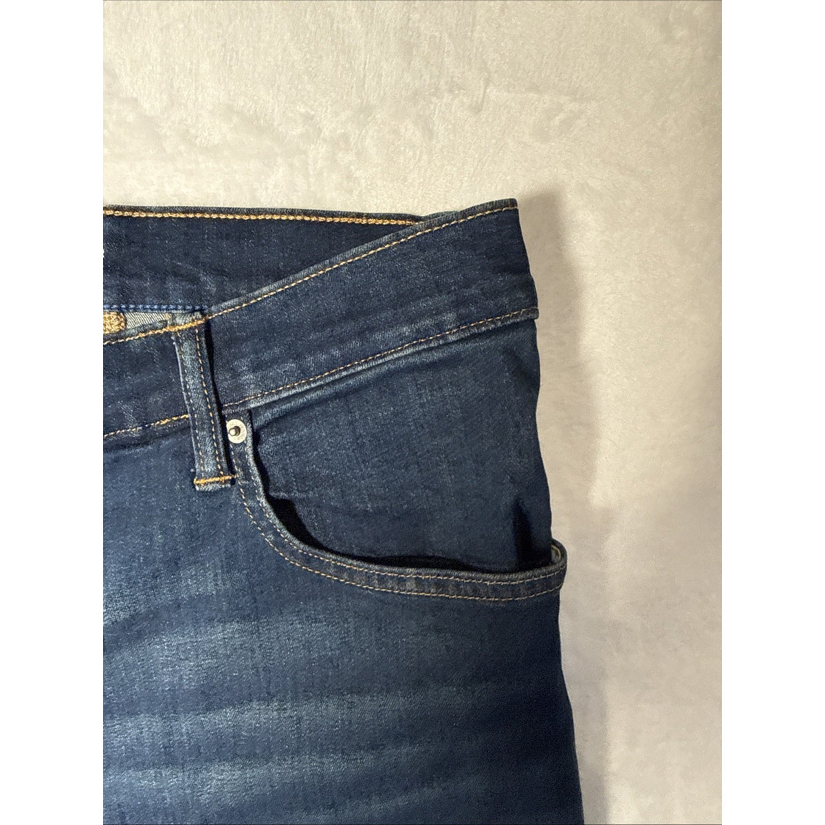 Arizona Jeans Co. Mens 44X30 Athletic Taper Blue 5 Pocket Denim Pants