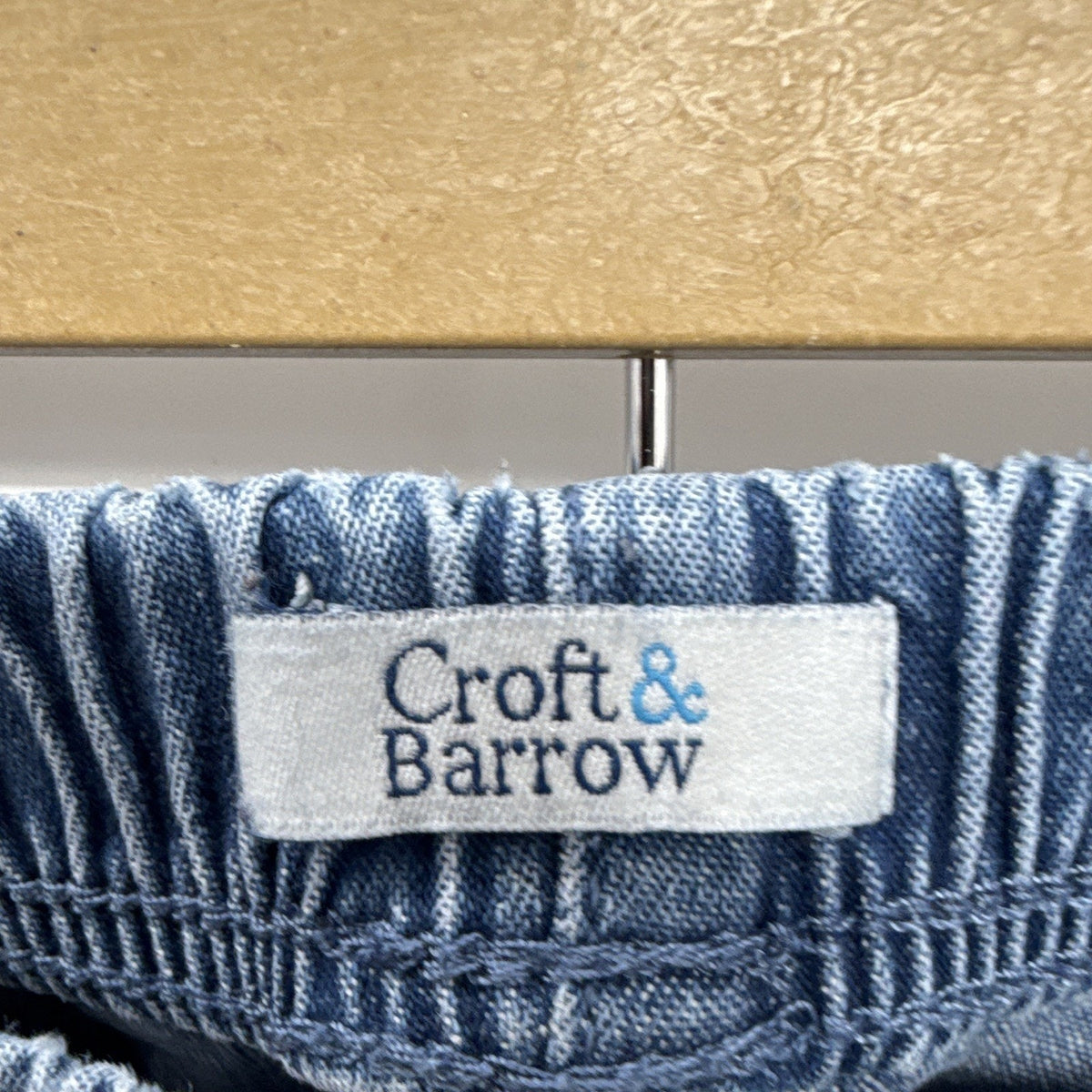 Croft & Barrow Women Pull On Stretch Denim Jeans Elastic Waist Pockets Blue 20W