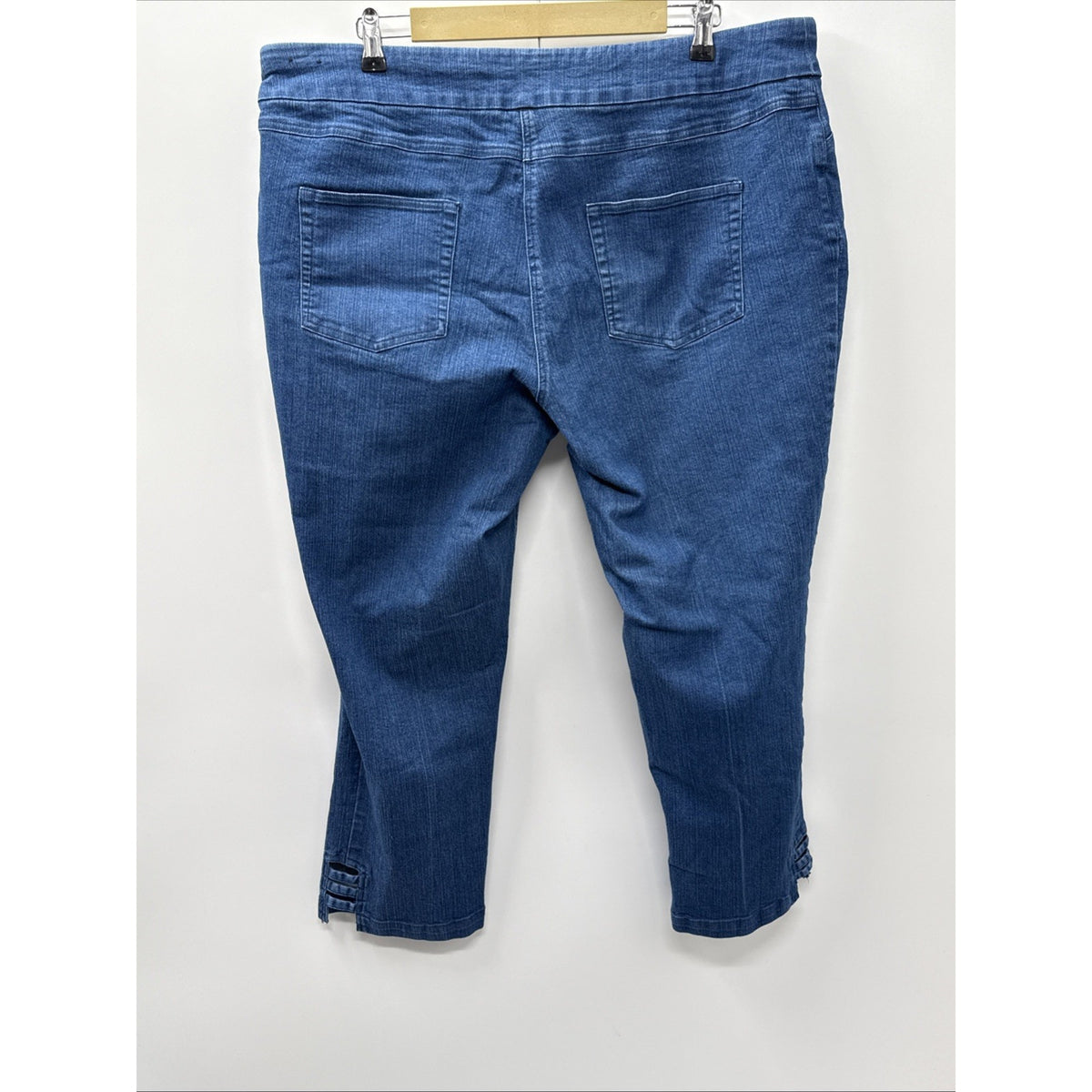 Slim-Sation Denim Jeans Women’s Size 20W Tummy Pannel Pull On Blue pants Stretch
