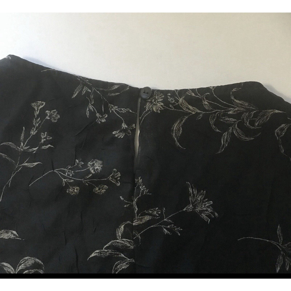 Style & Co Black Floral Midi Dress Sleeveless Sheer Overlay Elegant Women Sz 10