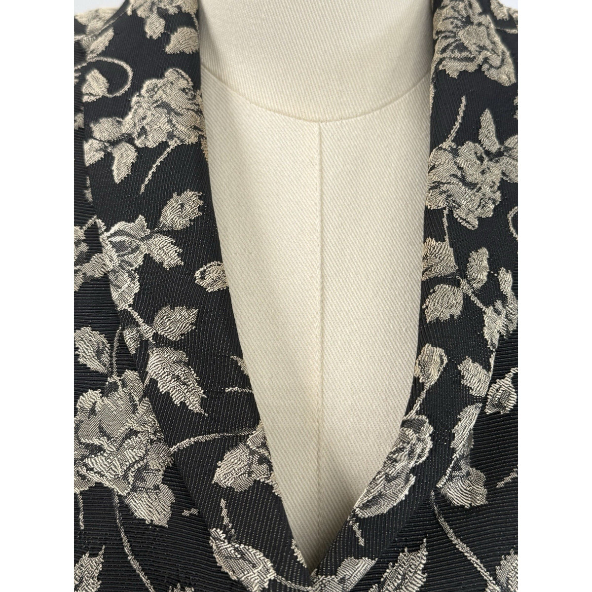 Jones New York Collection Floral Tapestry Blazer Jacket Women 12 Dark Academia