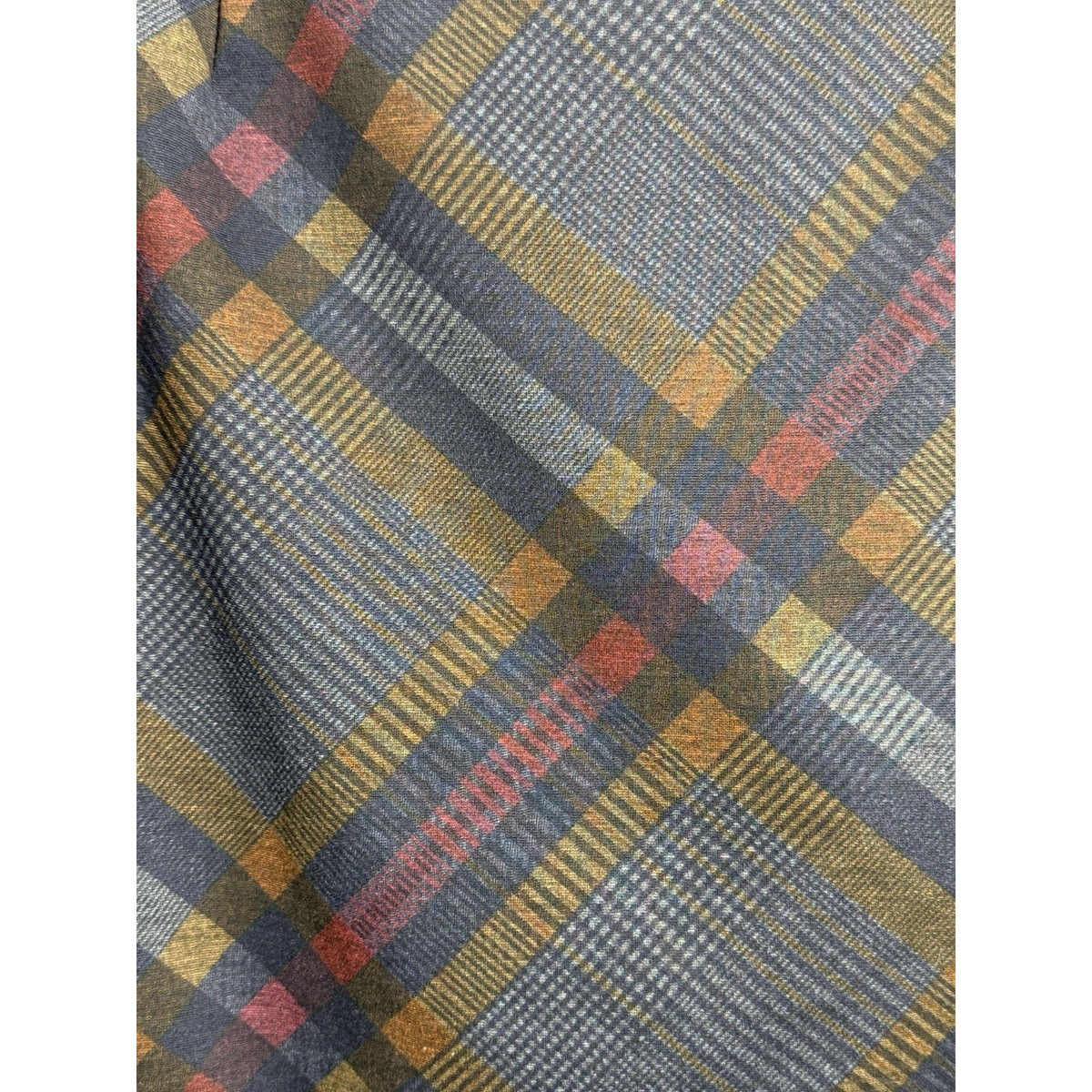 NYCC New York Clothing Co Plaid Pencil Skirt Women XL Stretch Brown Multi Color