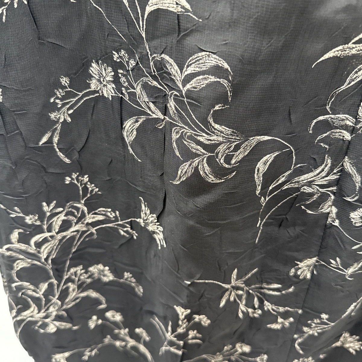 Style & Co Black Floral Midi Dress Sleeveless Sheer Overlay Elegant Women Sz 10