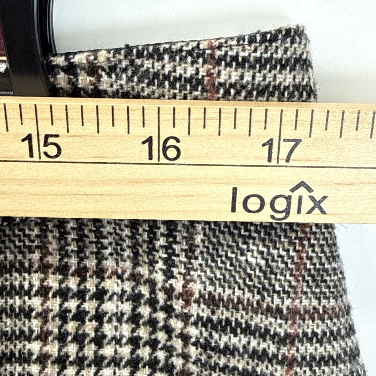 Bagatelle Collection Plaid Mini Skirt L Dark Academia Preppy Tweed Old Money