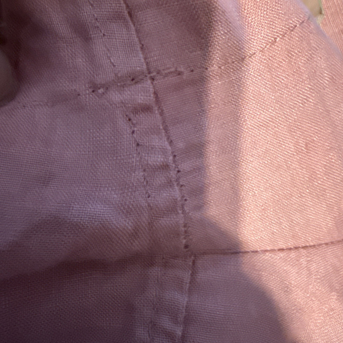 Philosophy 100% Linen Pull On Shorts Womens XL Pink Elastic Waist Casual Summer